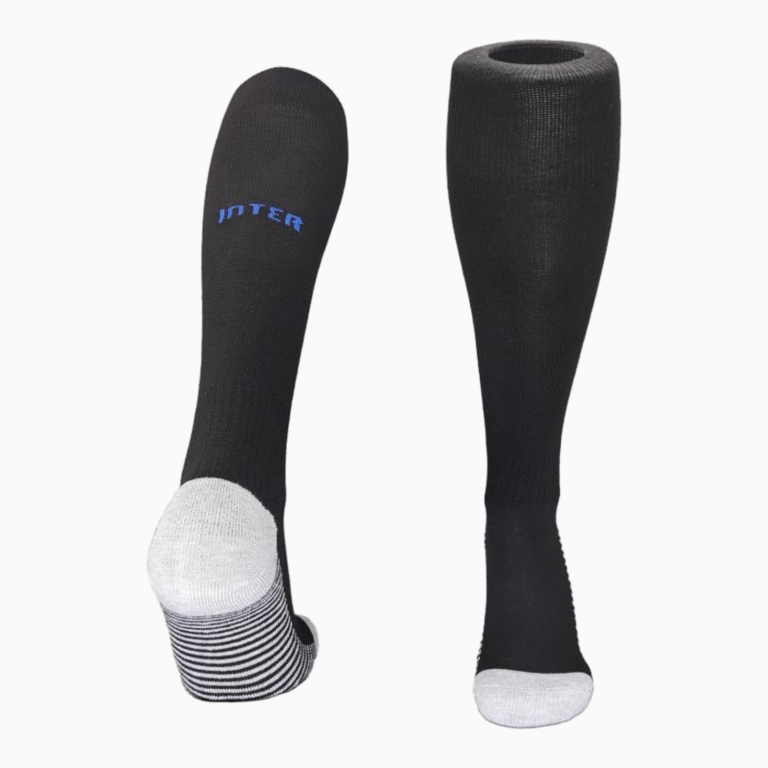 AlphaJersey-Inter Milan 25-26 Home Socks - Black & Blue Logo