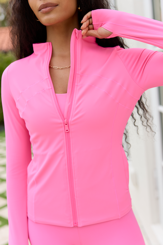 Active State Bubblegum Heat Pink Jacket | Elegant Women's Fashion by coolavocek