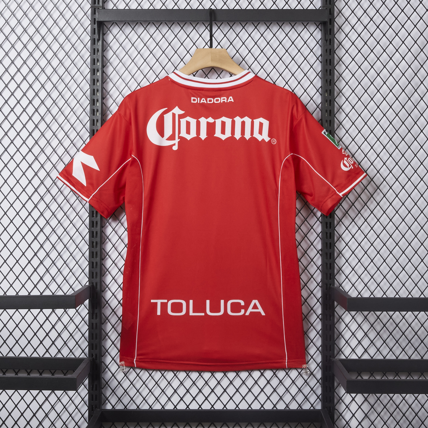 AlphaJersey-Retro Toluca 1998-99 Home Red Jersey