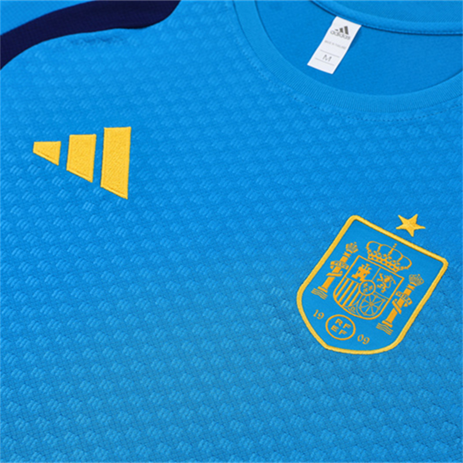 AlphaJersey-Spain 2026 Short-Sleeve Training Set - Lake Blue Top & Shorts