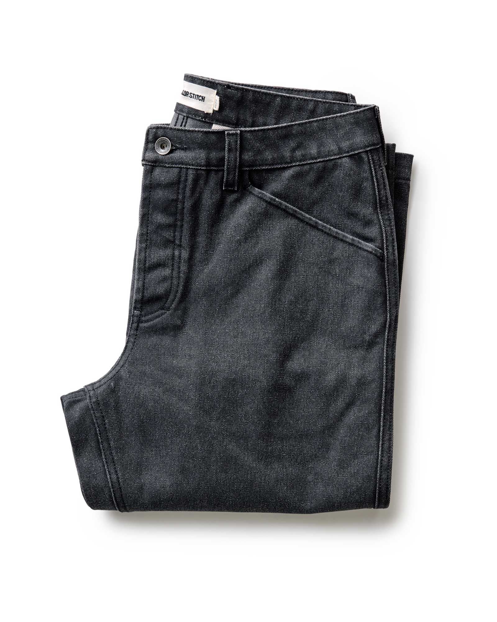 The Camp Pant in Coal Chipped Canvas | Modern Menswear by yycbvcnbmmnbm