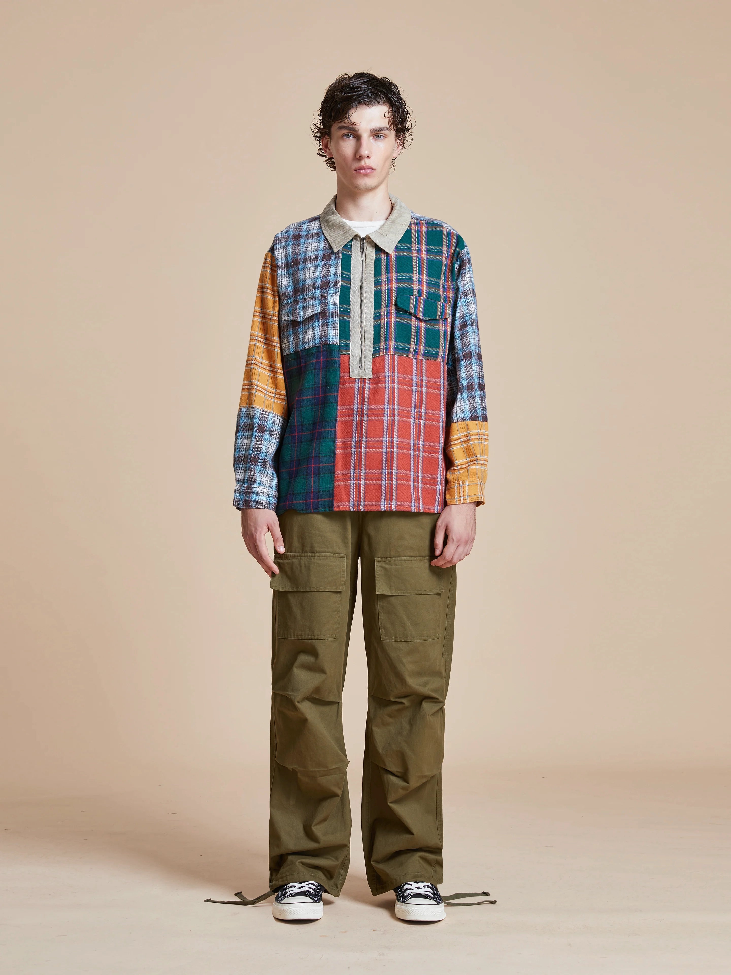 Multi Plaid Tartan Shirt | Modern Menswear by yycbvcnbmmnbm