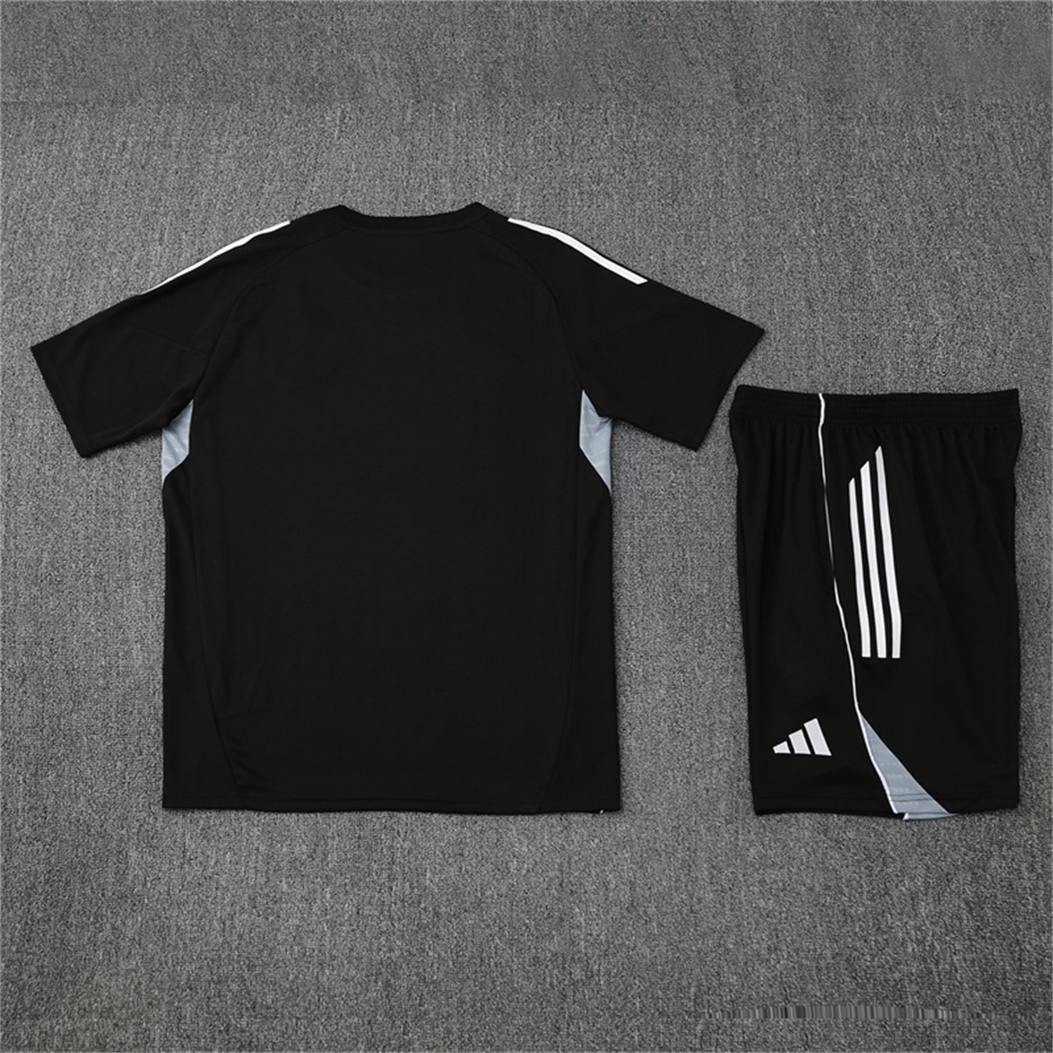 AlphaJersey-INT M.A.M 25-26 Short-Sleeve Training Set - Black Top and Shorts