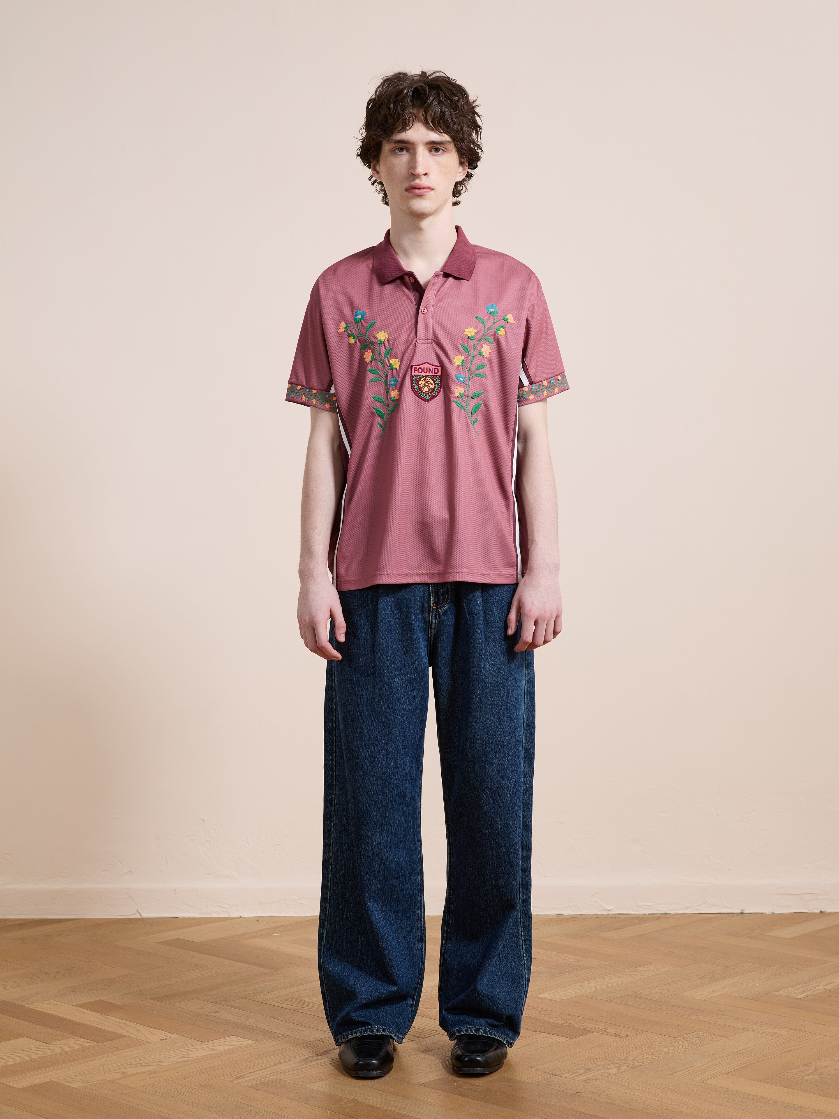 Floral Polo Jersey | Modern Menswear by yycbvcnbmmnbm