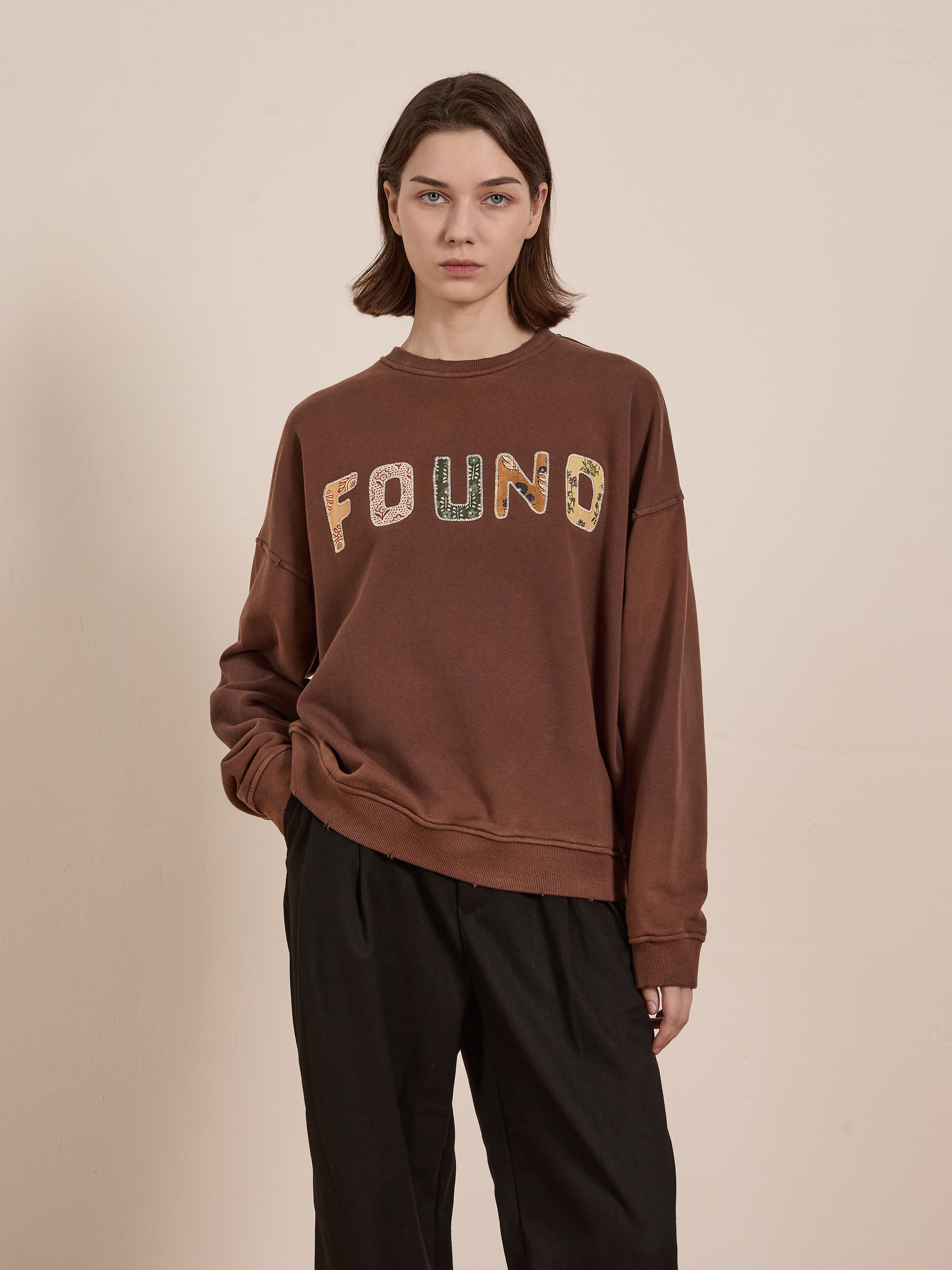 Patterned Logo Crewneck | Modern Menswear by yycbvcnbmmnbm