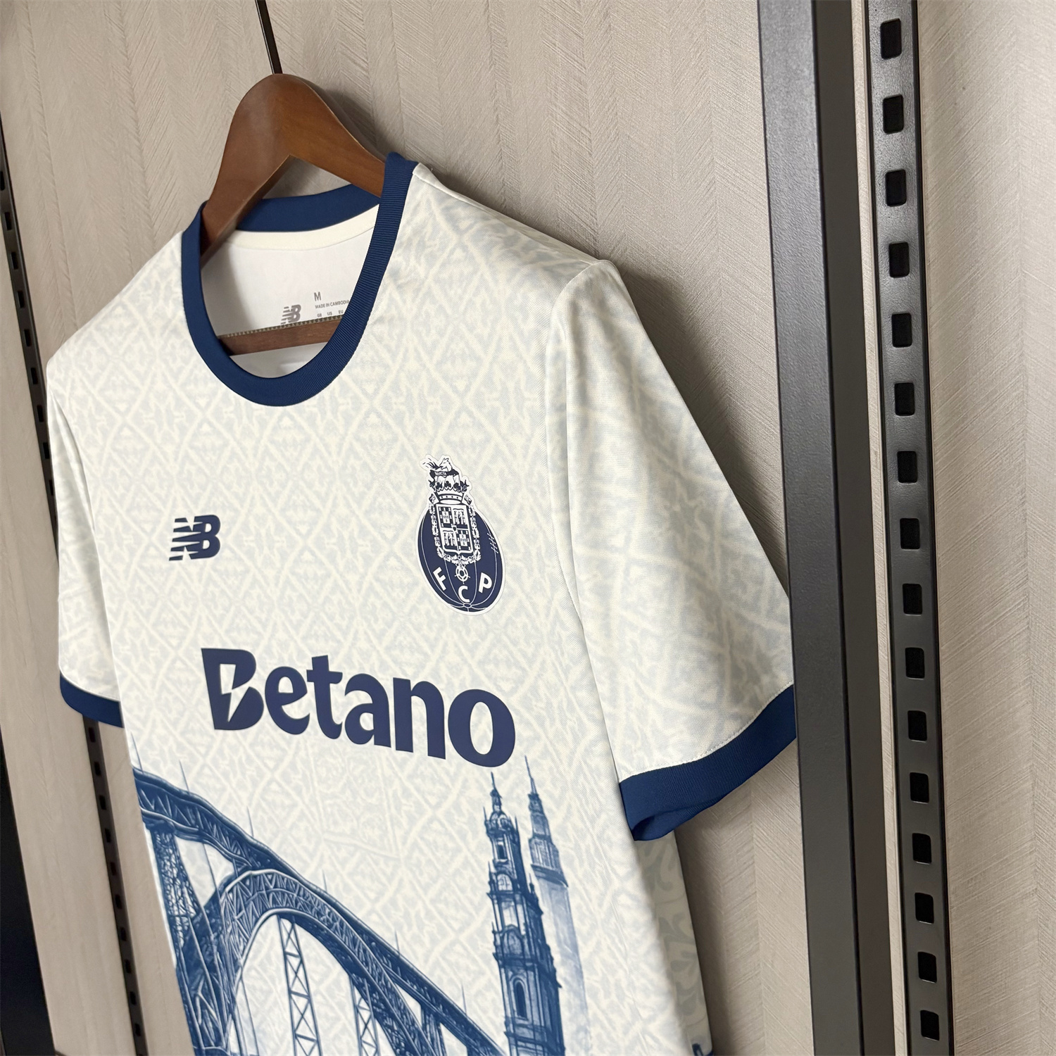 AlphaJersey-Porto 25-26 Ponte Maria Pia And Clérigos Church Jersey - Fans Version