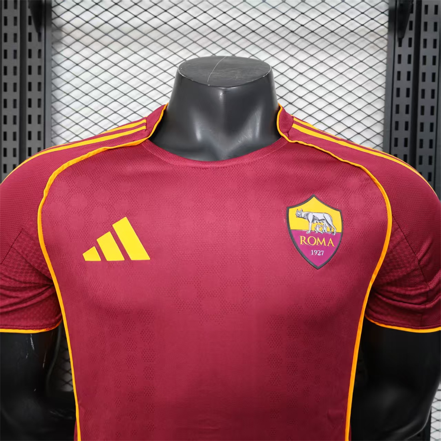 AlphaJersey-AS Roma 25-26 Home Unsponsored Jersey - Player Version