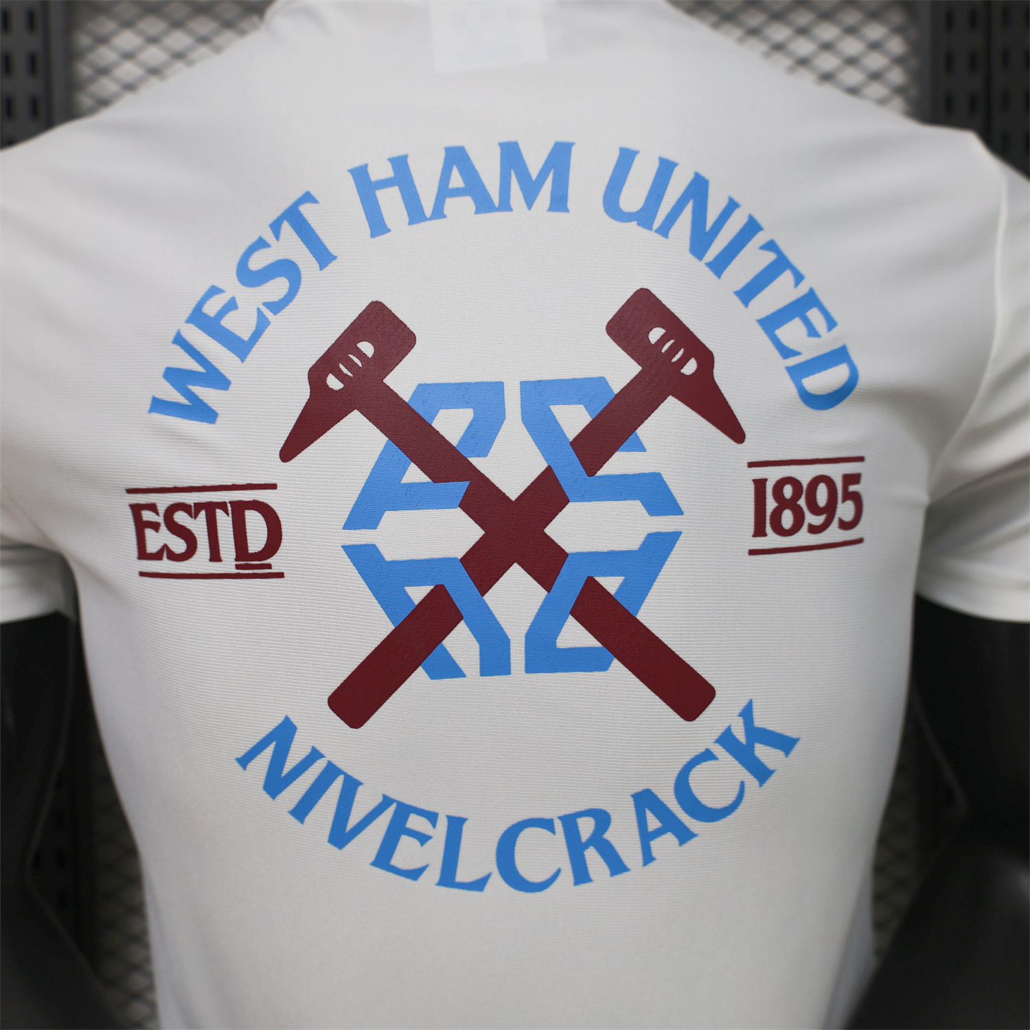 AlphaJersey-West Ham United 26-27 Retro Casual Style White Jersey - Player Version