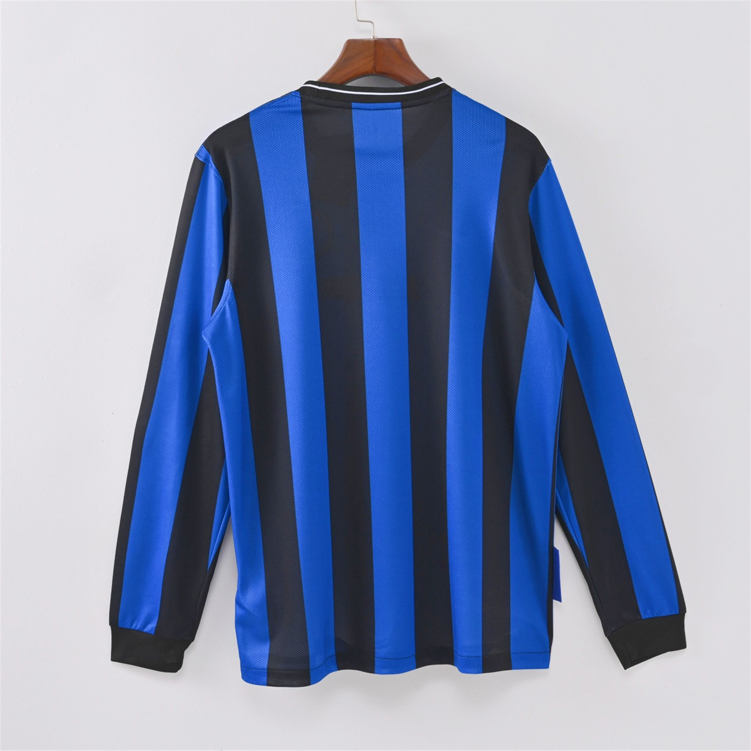 AlphaJersey-Retro Inter Milan 09-10 Home Long Sleeves Jersey - Champions League Final