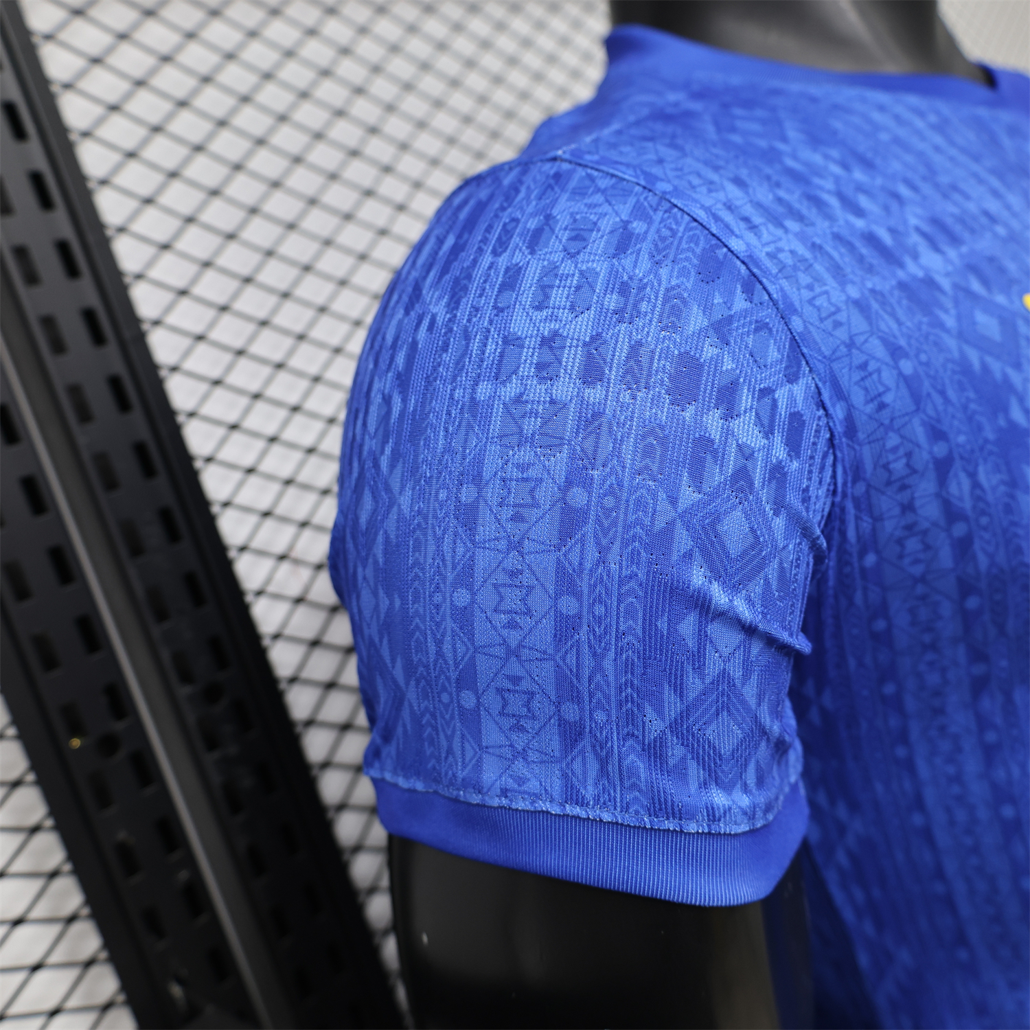 AlphaJersey-Brazil 2026 Diamond Texture Blue Special Jersey - Player Version