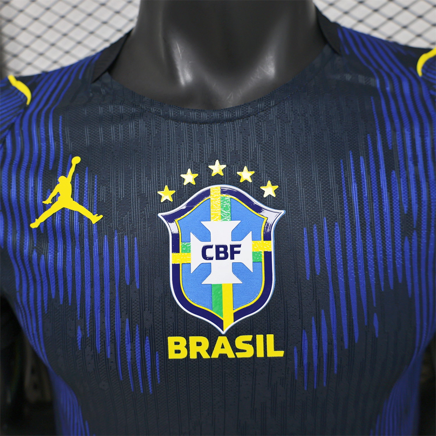 AlphaJersey-Brazil 2026 Away Blue Jersey - Player Version