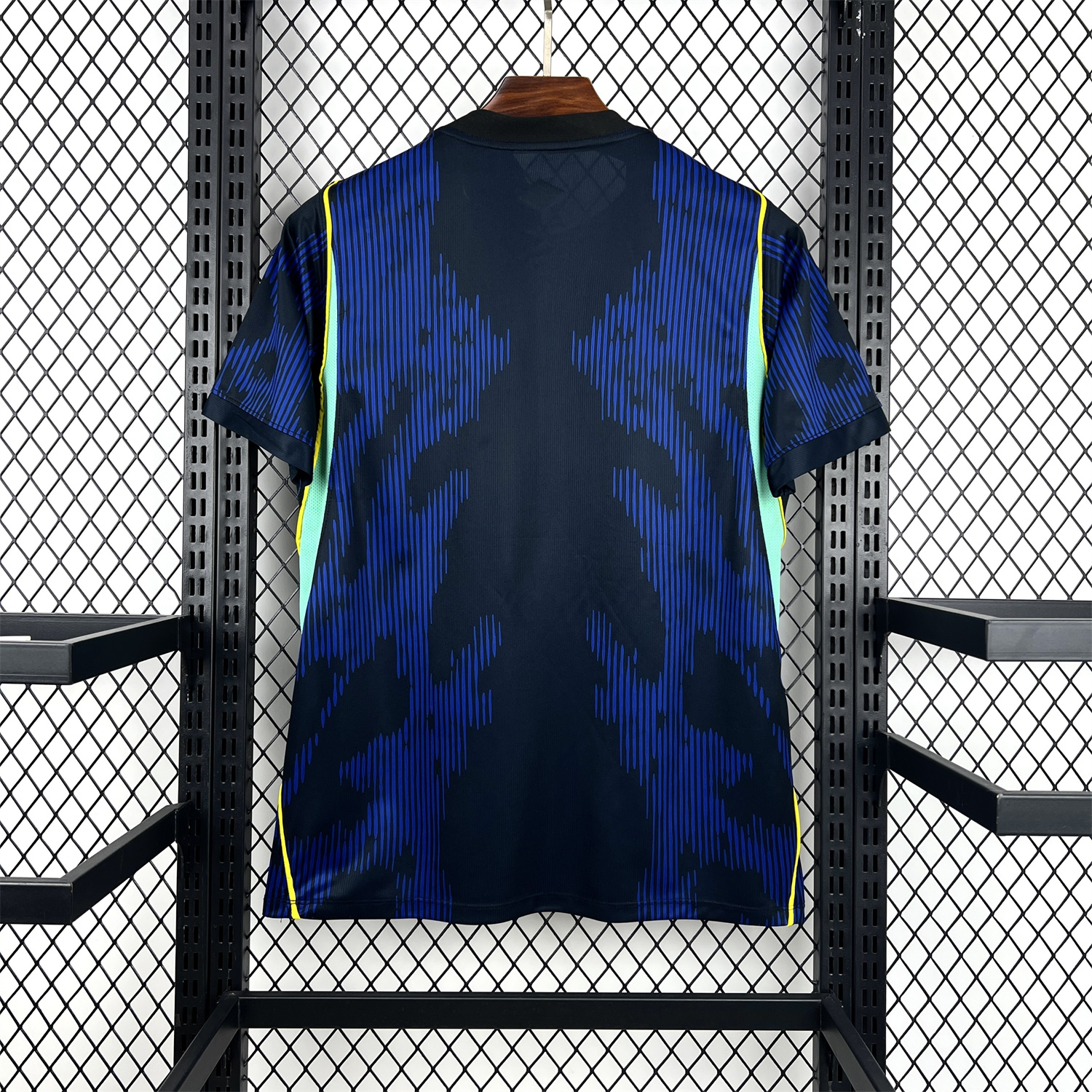AlphaJersey-Brazil 2026 Away Blue Jersey - Fans Version
