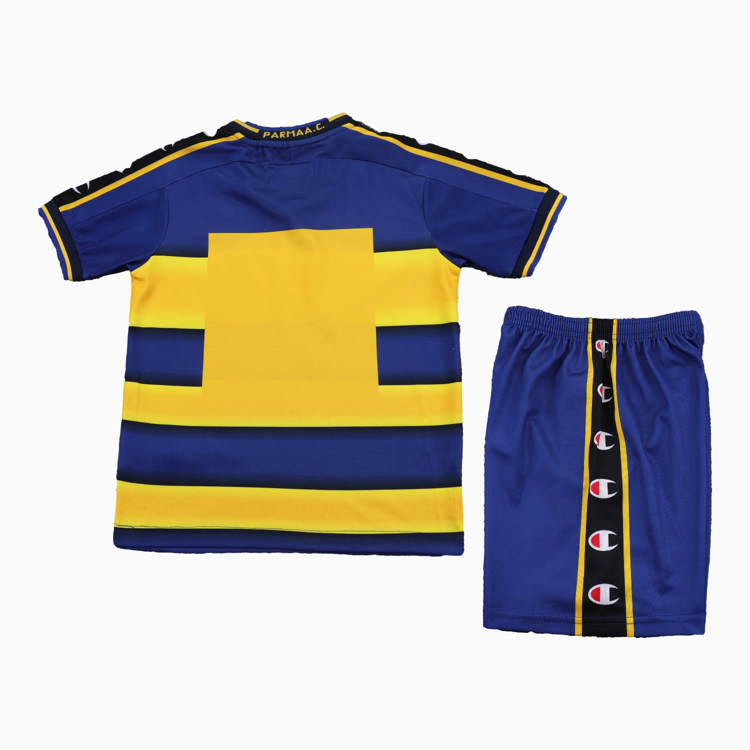 AlphaJersey-Retro Parma 2001-02 Home Kids Kit