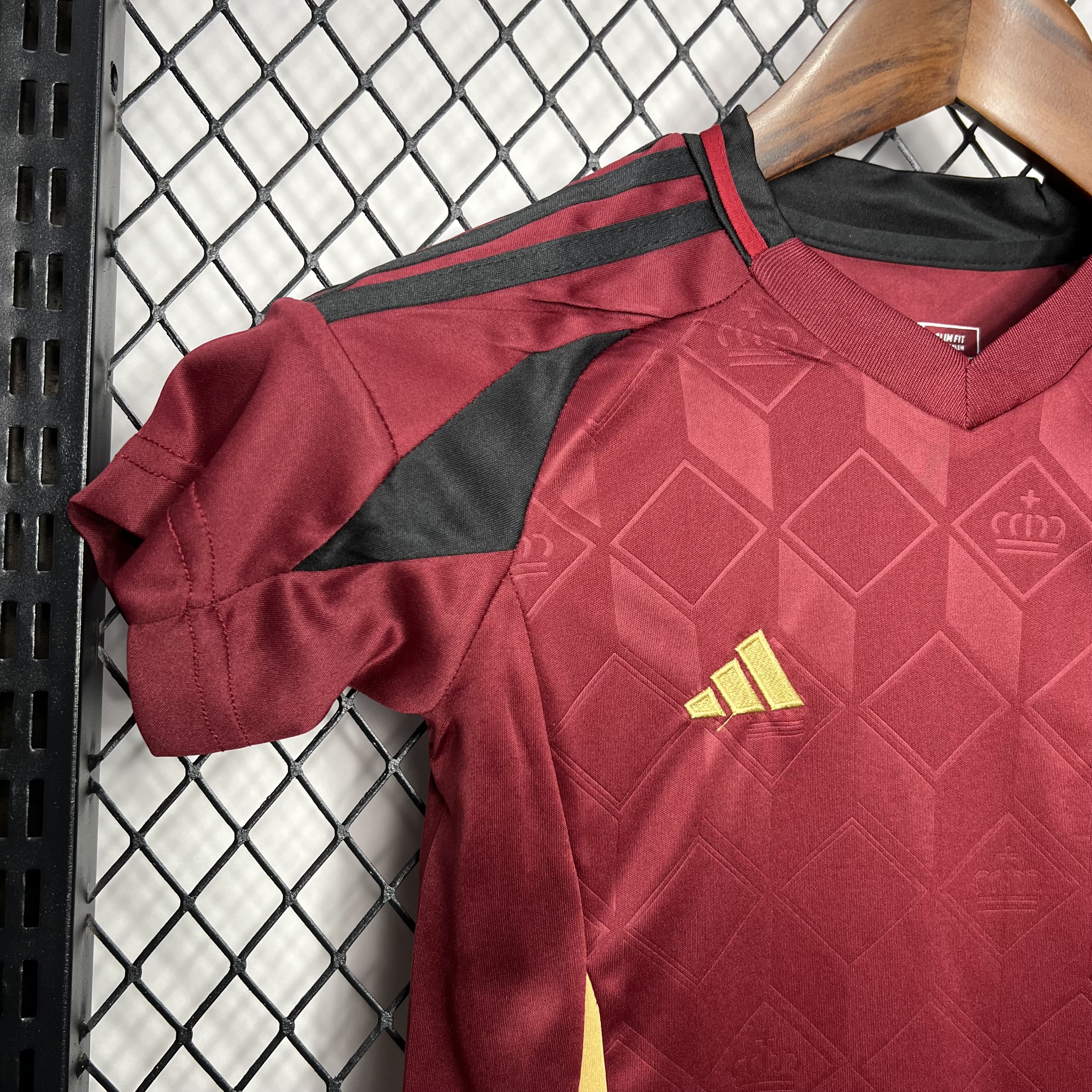 AlphaJersey-Belgium 2024 Home Stadium Kids Kit