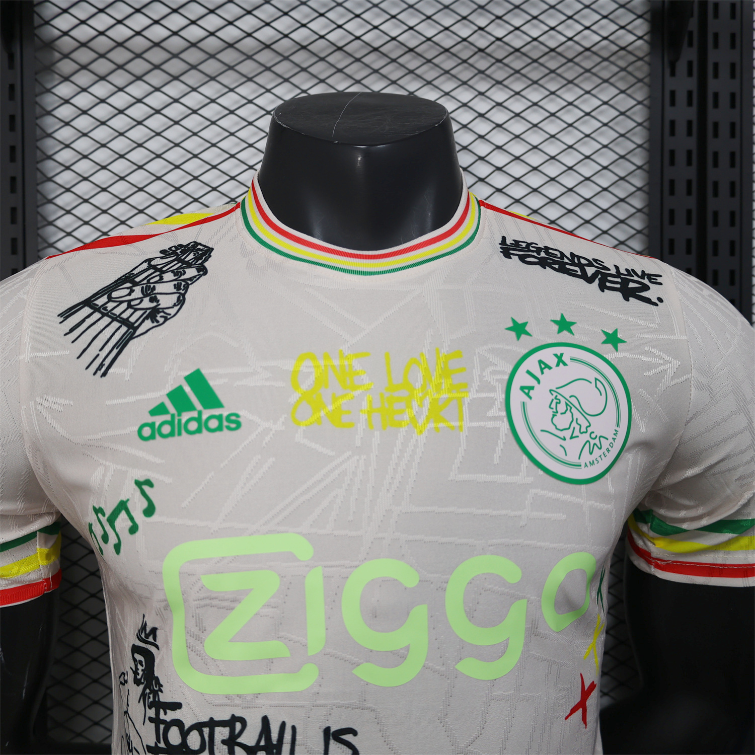 AlphaJersey-Ajax x B-O-B Marly 25-26 Mud Yellow Special Edition Jersey - Player Version