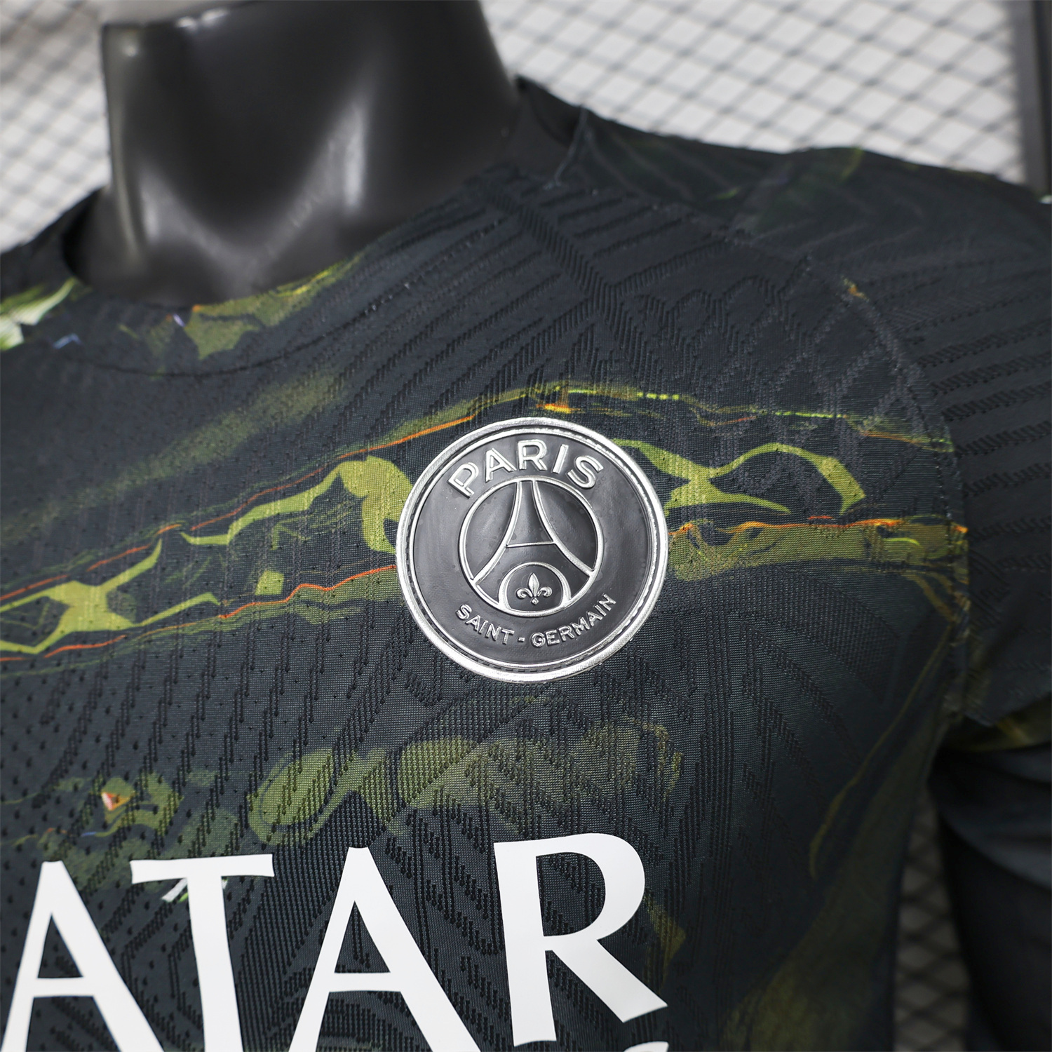 AlphaJersey-Paris Saint-Germain PSG 25-26 Night Version Fifth Long Sleeves Jersey - Player Version