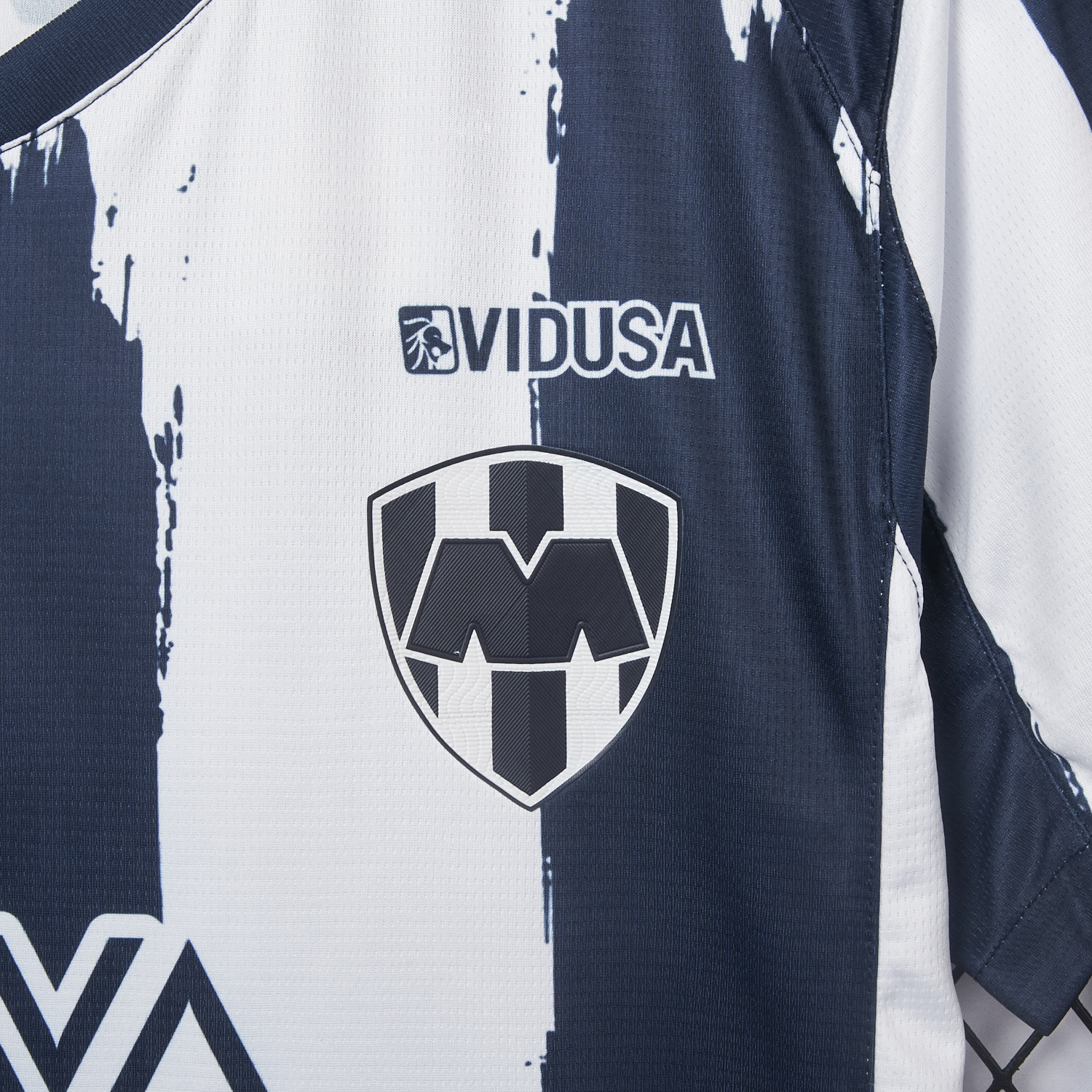 AlphaJersey-Rayados Monterrey 25-26 Home Stripes Jersey - Fans Version