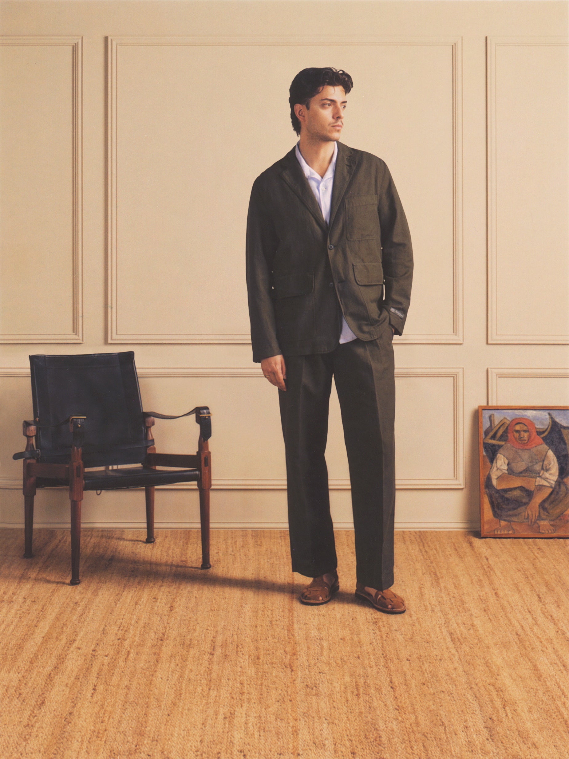 Lane Twill Cotton & Linen Suit Jacket | Modern Menswear by yycbvcnbmmnbm