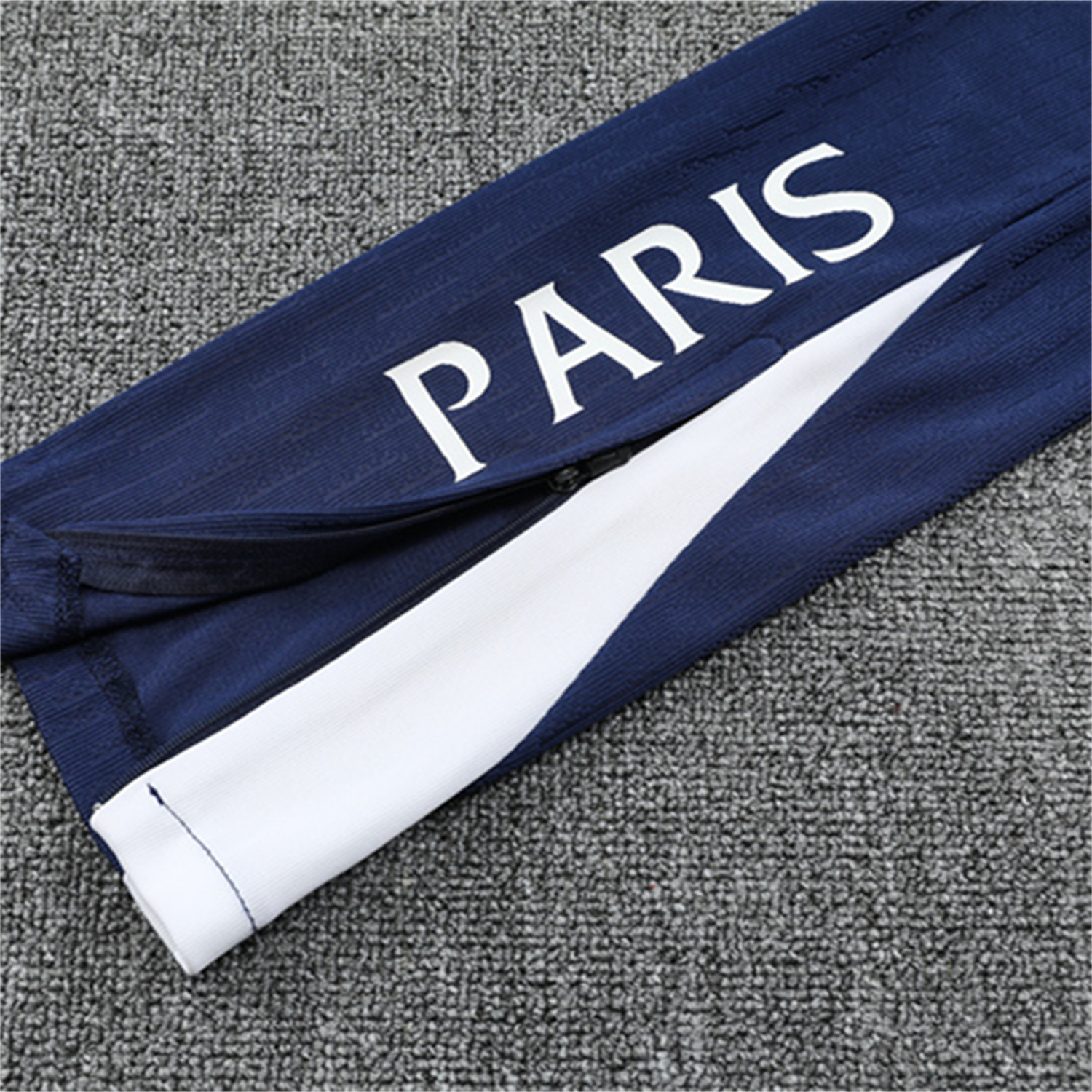 AlphaJersey-Paris Saint-Germain PSG 25-26 Kid Long Sleeves Training Set - Red Top & Royal Blue Pants