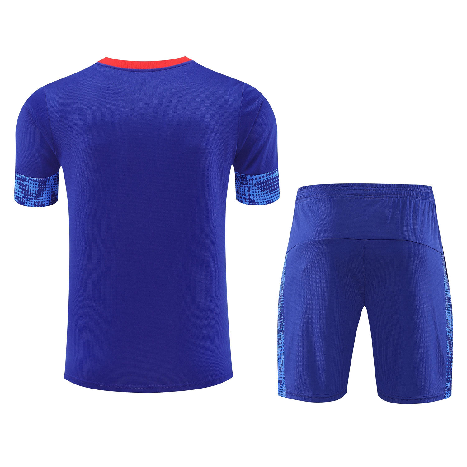 AlphaJersey-RB Leipzig 25-26 Short-Sleeve Training Set - Blue Top & Blue Shorts