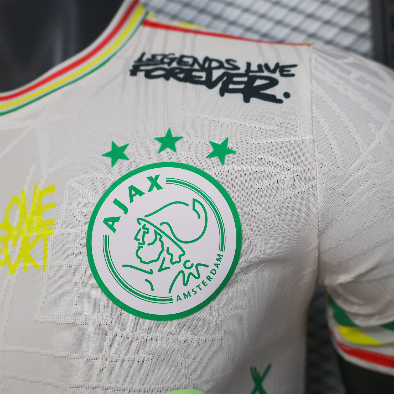 AlphaJersey-Ajax x B-O-B Marly 25-26 Mud Yellow Special Edition Jersey - Player Version