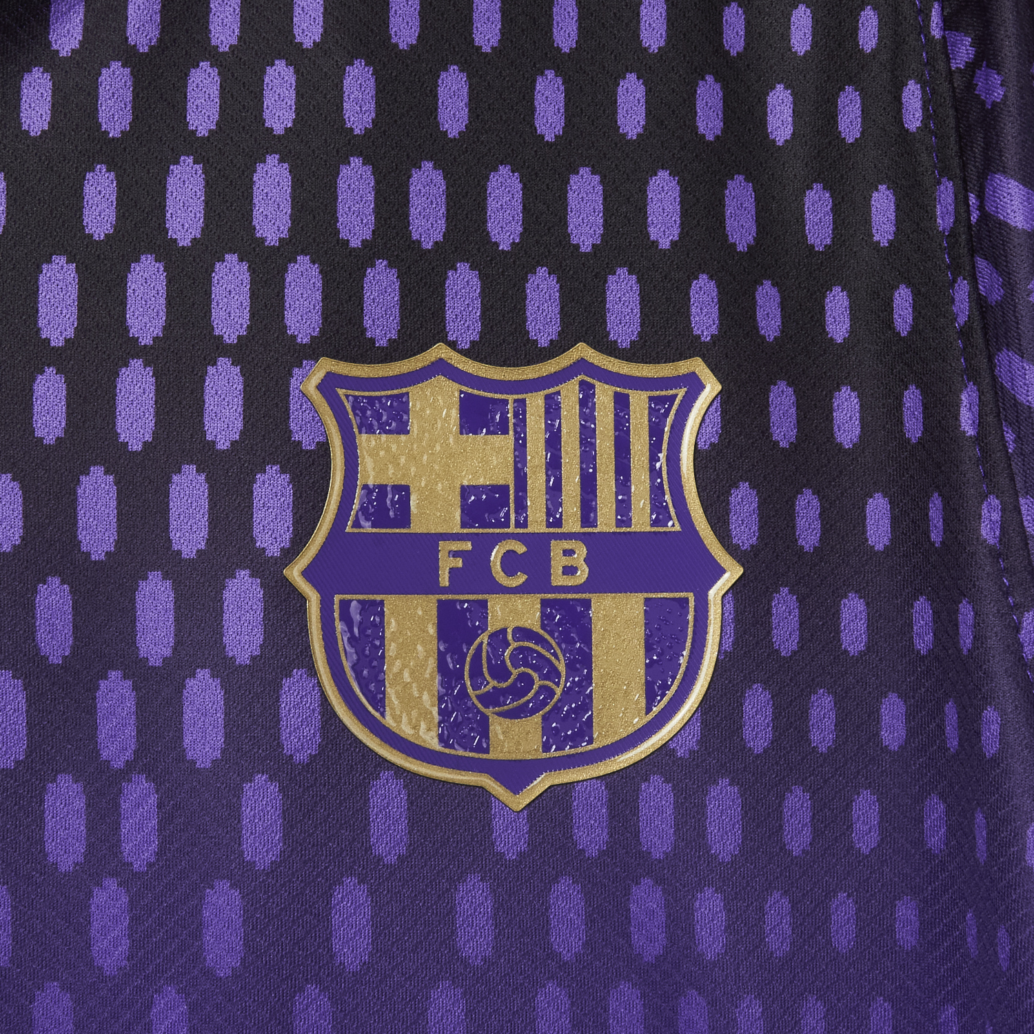 AlphaJersey-Barcelona 26-27 Away Purple-Black Gradient Jersey - Fans Version