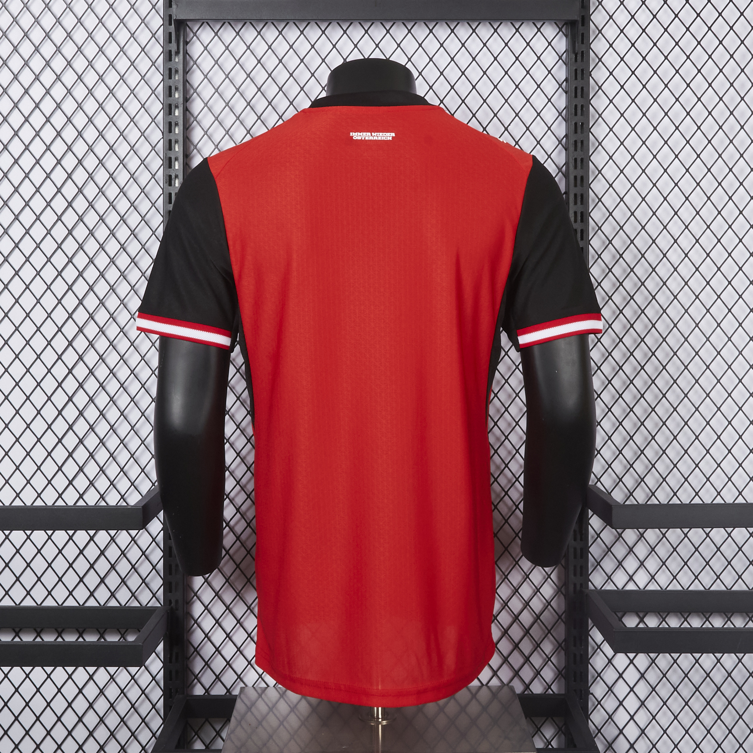 AlphaJersey-Austria 2026 Home Red Jersey - Player Version
