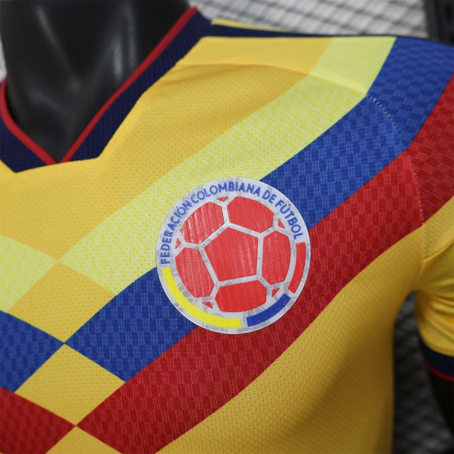 AlphaJersey-Colombia 2026 Shoulder Stripes Special Jersey - Player Version