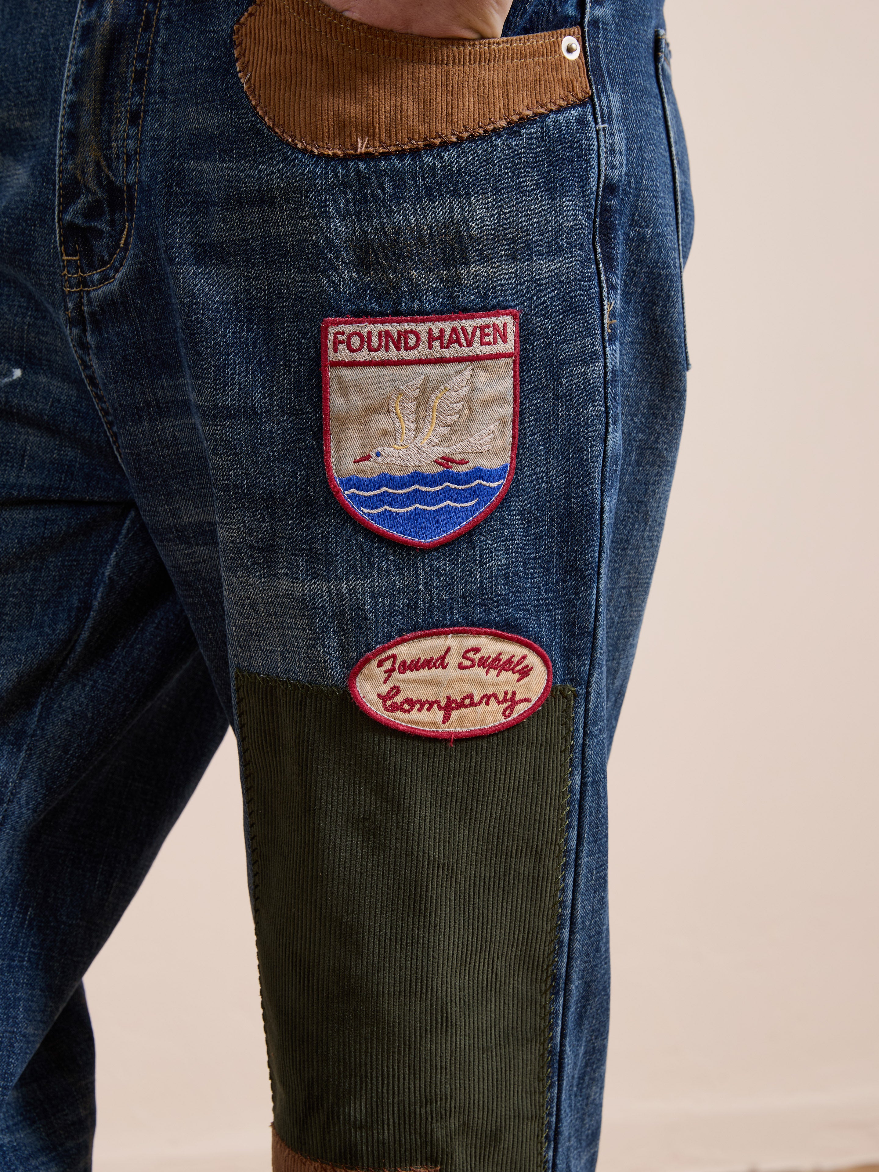 Patchwork Jeans | Modern Menswear by yycbvcnbmmnbm