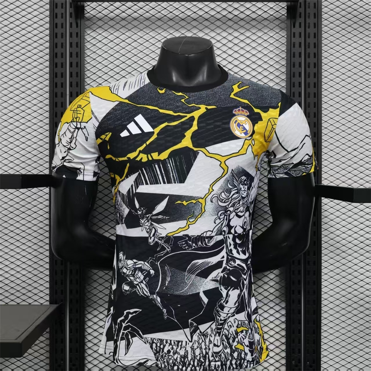 AlphaJersey-Real Madrid 25-26 Thunder Comics Pre-Match Special Jersey - Player Version
