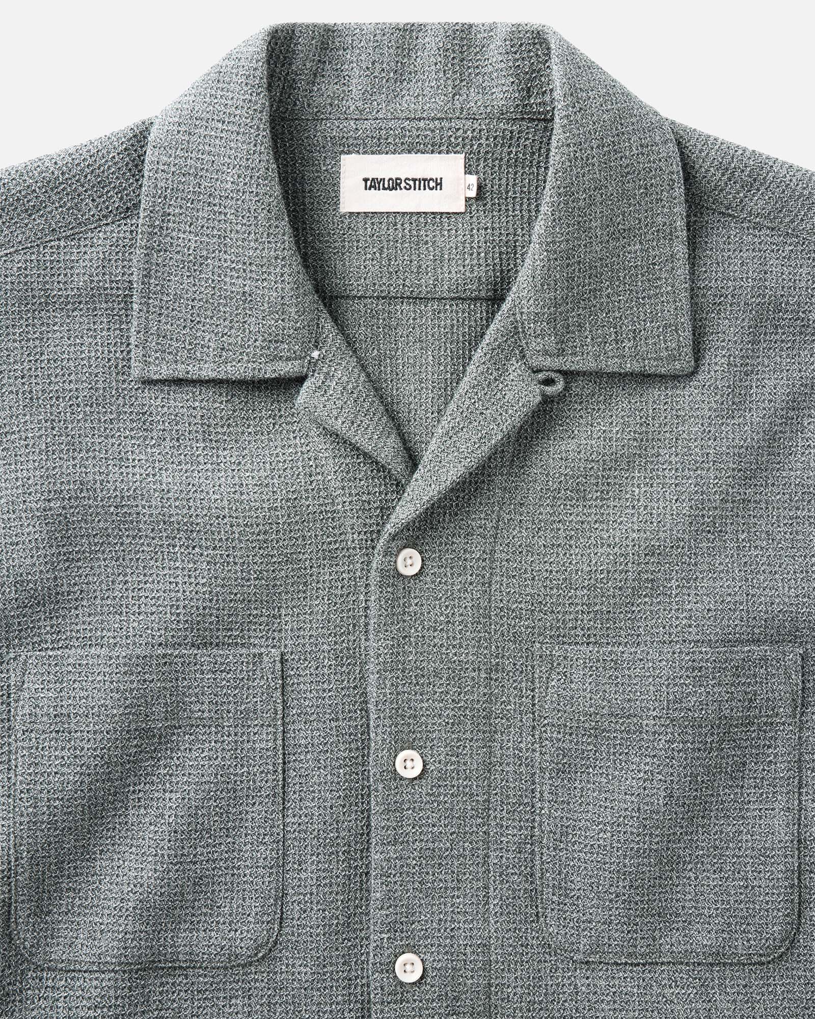 The Conrad Shirt in Deep Sea Twist | Modern Menswear by yycbvcnbmmnbm