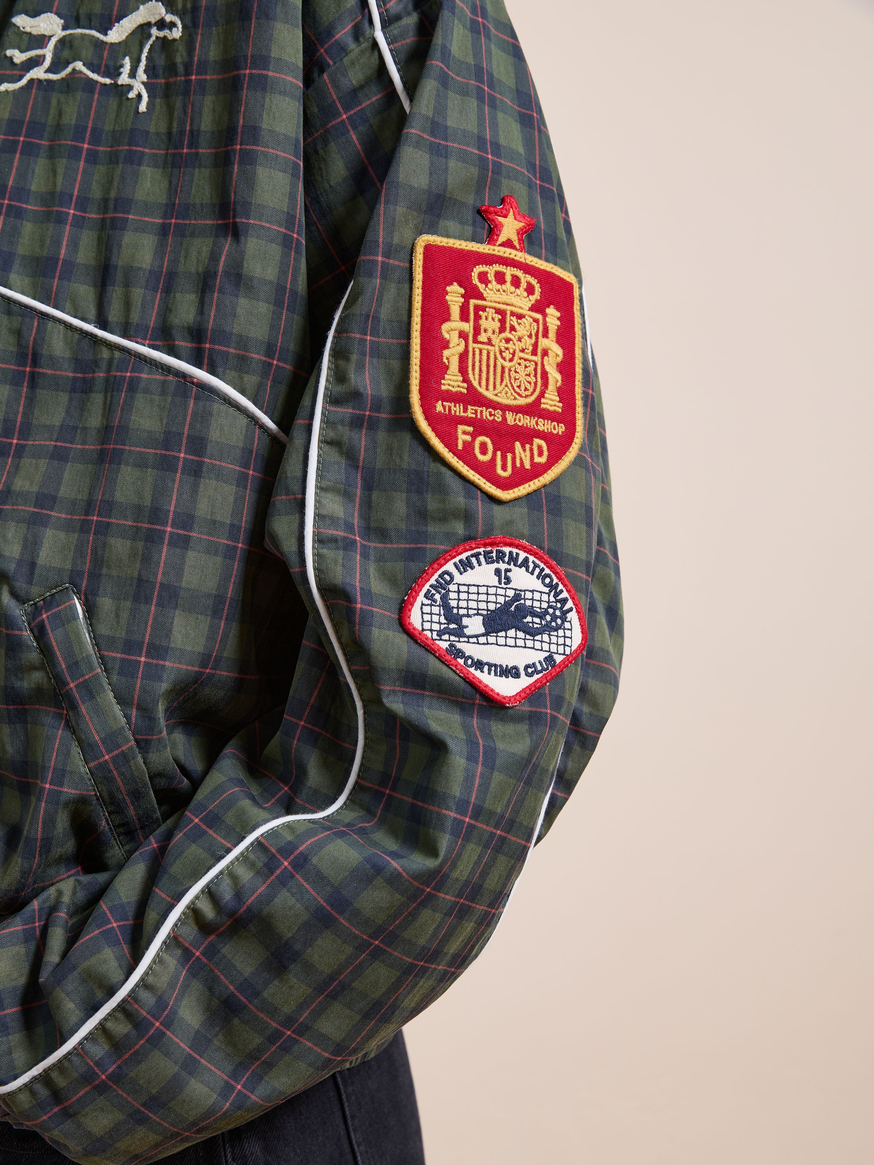 Forest Plaid Track Jacket | Modern Menswear by yycbvcnbmmnbm