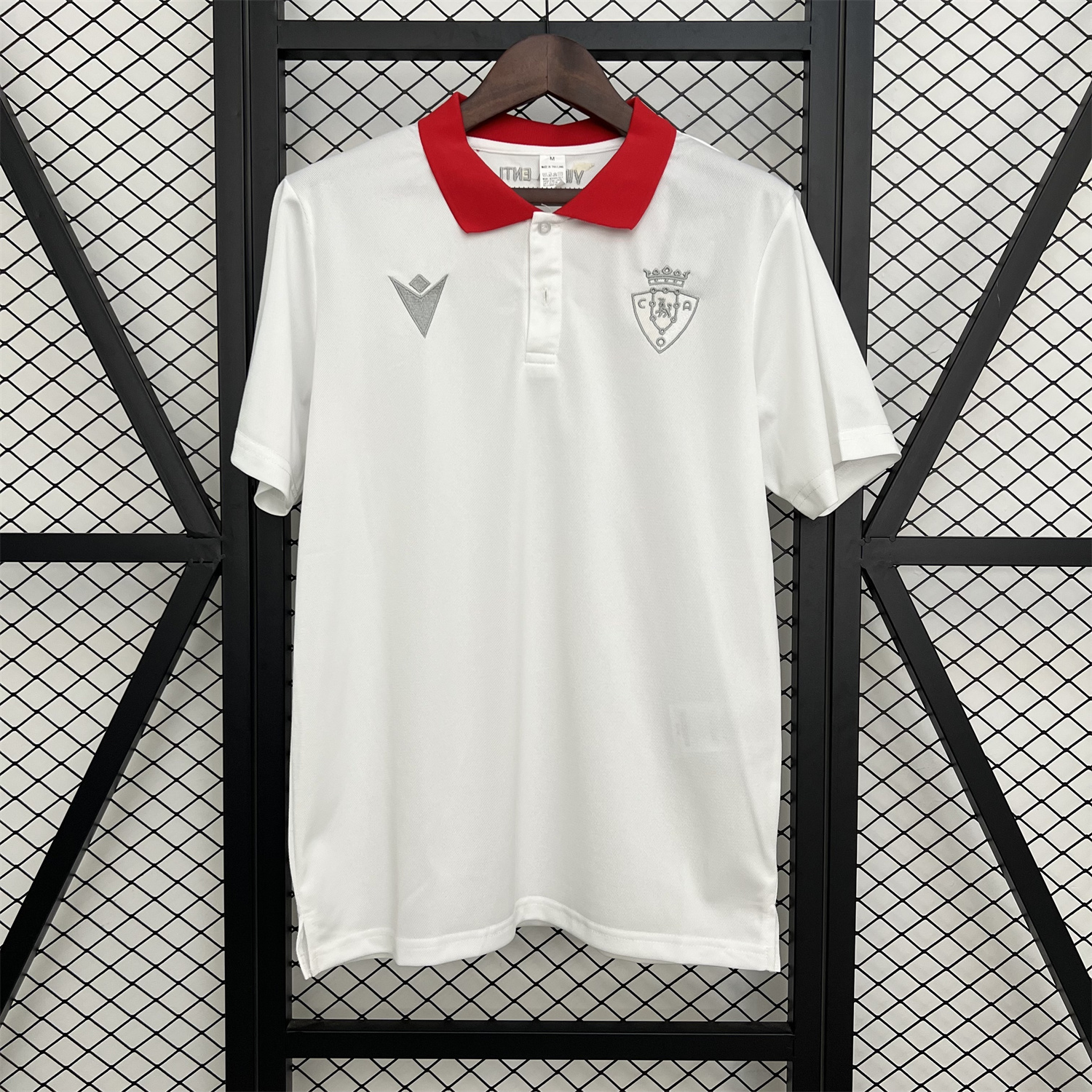 AlphaJersey-Osasuna 25-26 White Special Polo Jersey - Fans Version