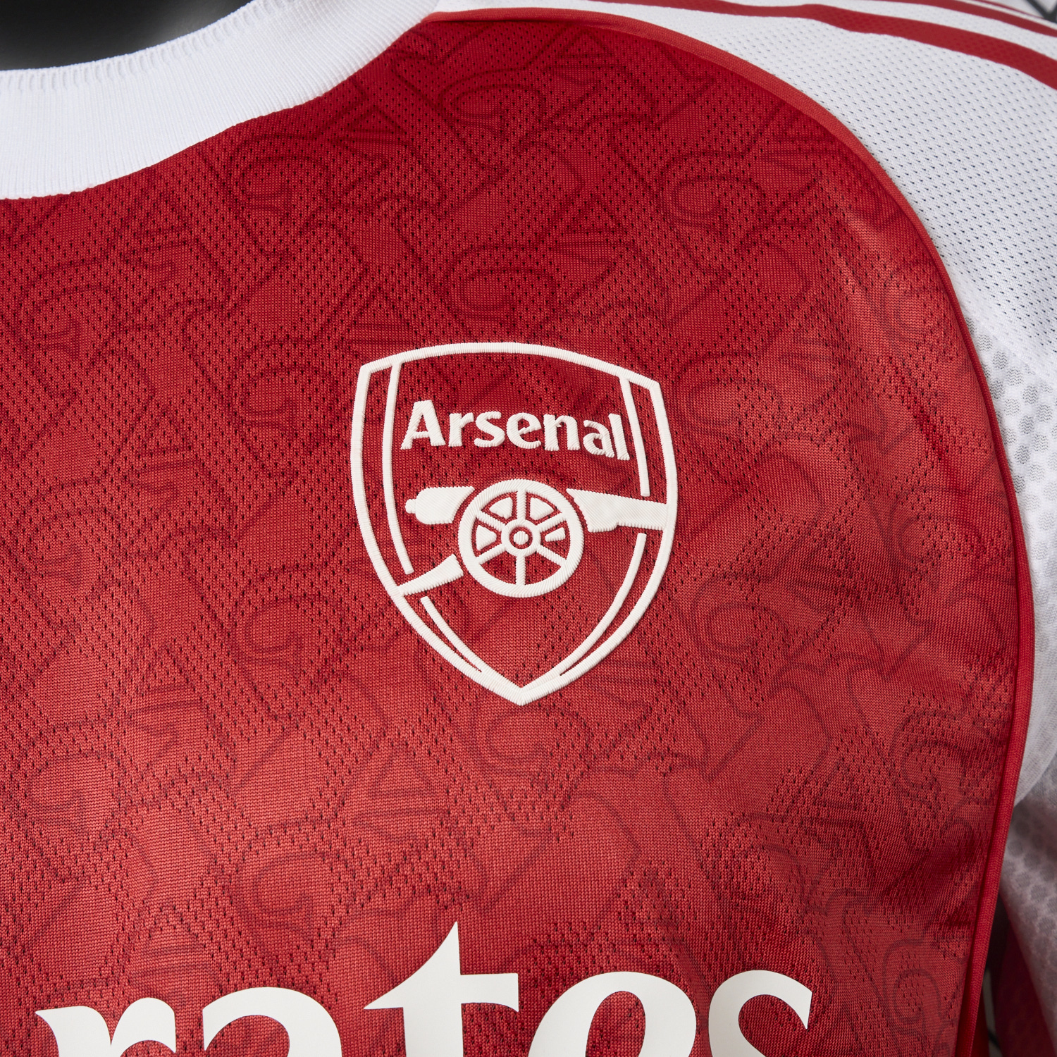 AlphaJersey-Arsenal 25-26 Home Jersey (Letter A Pattern) - Player Version