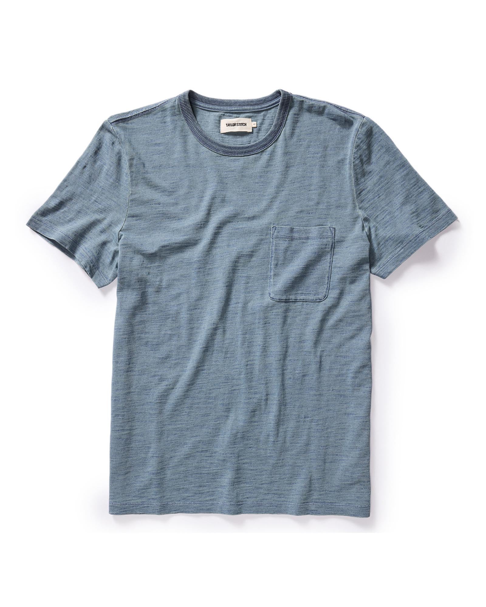 The Slub Tee in Washed Indigo | Modern Menswear by yycbvcnbmmnbm