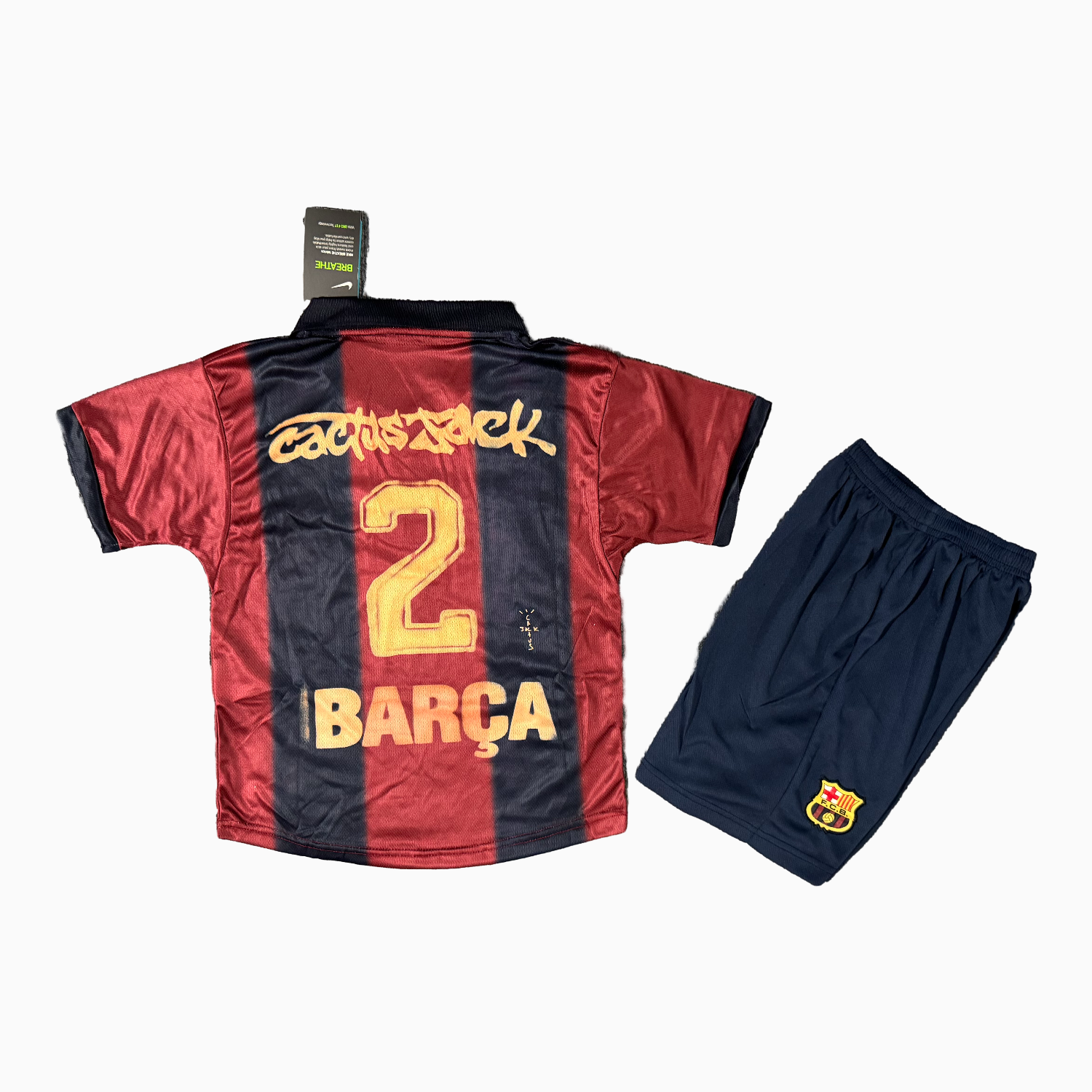 AlphaJersey-Barcelona 25-26 Retro Style Ghost Special Kids Kit