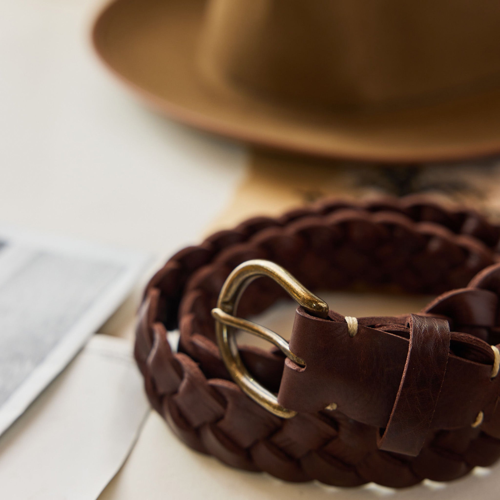 The Braided Belt in Dark Brown | Modern Menswear by yycbvcnbmmnbm
