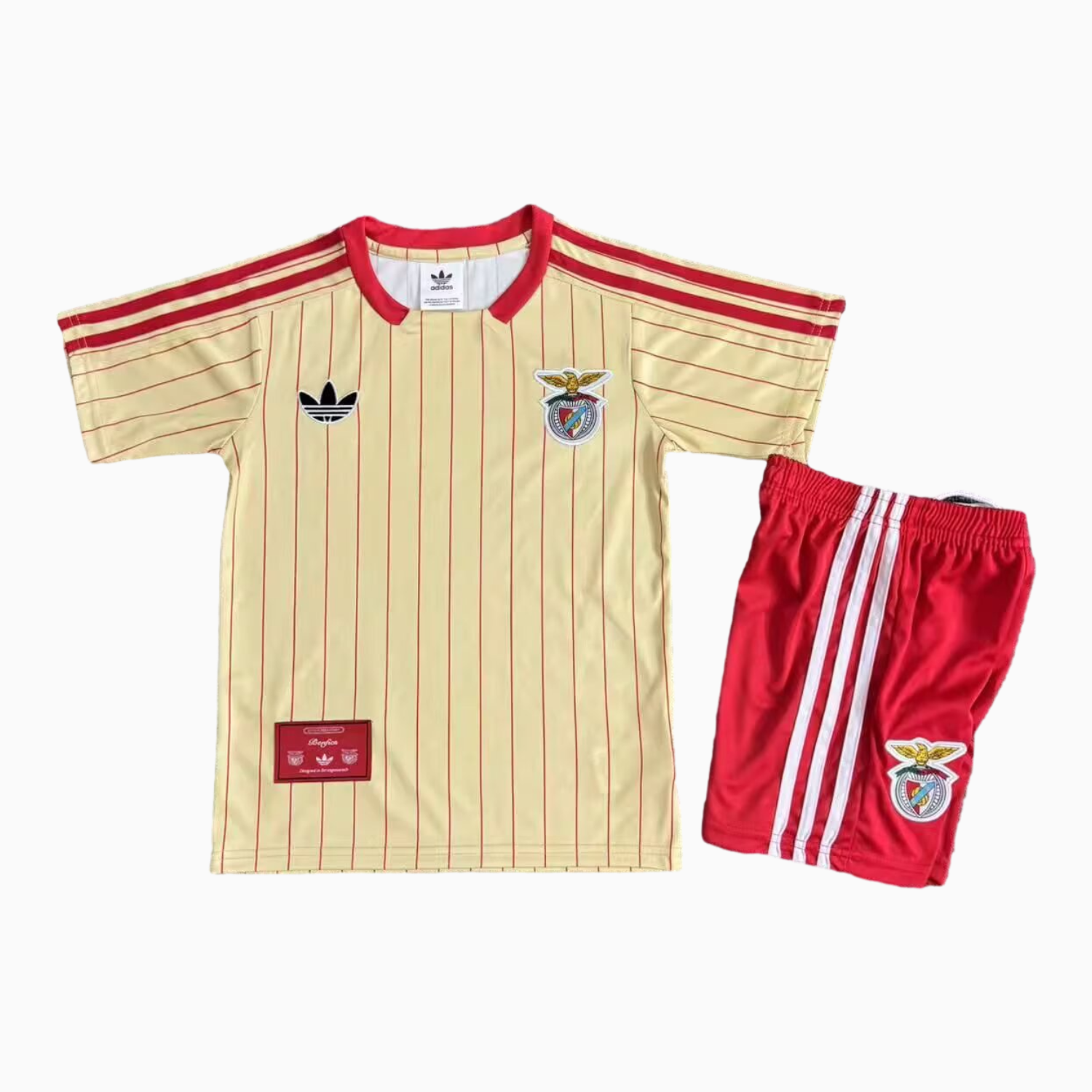 AlphaJersey-Benfica 25-26 Icon Range Travel Yellow Special Edition Kids Kit