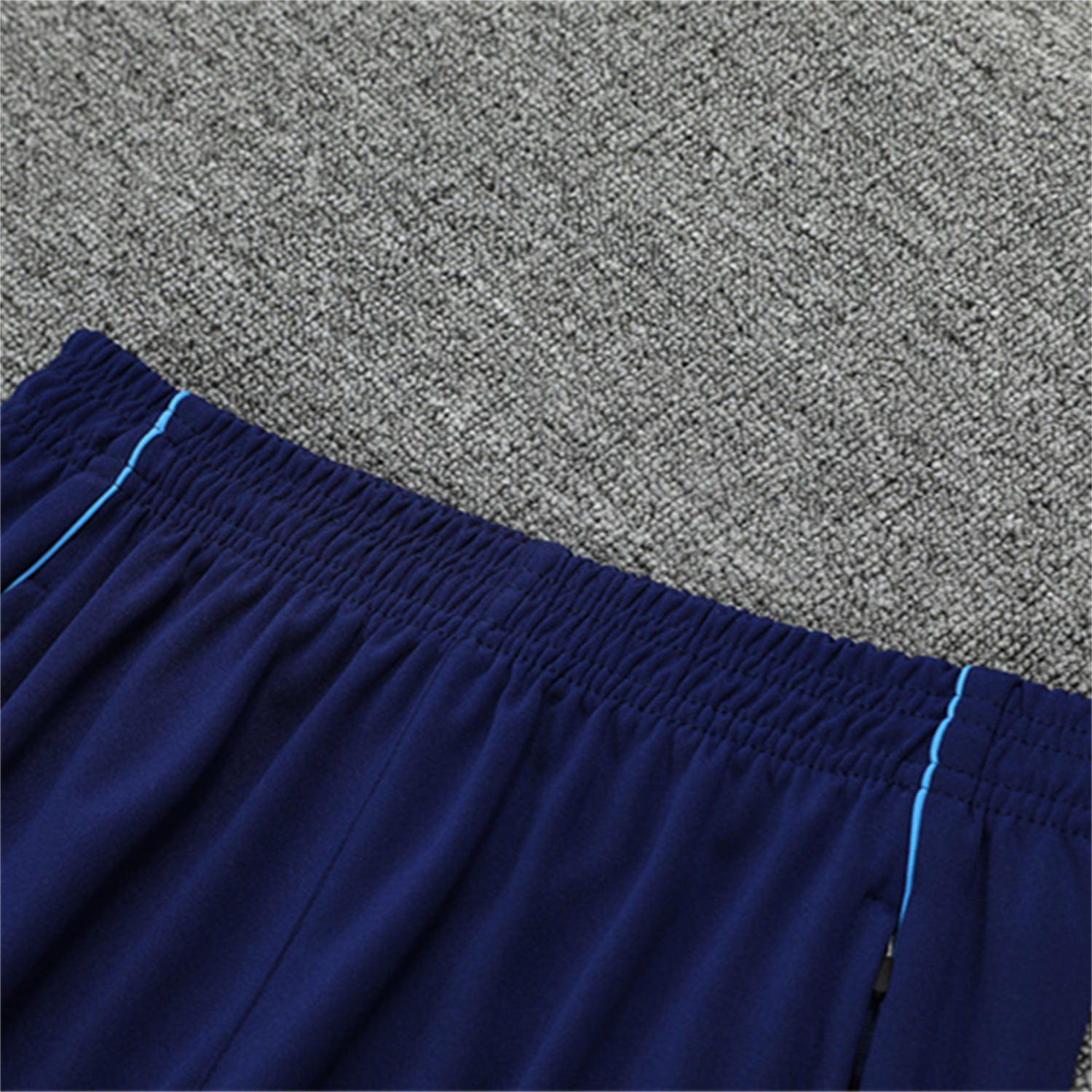 AlphaJersey-Real Madrid 25-26 Kids Long Sleeve Training Set - Deep Blue Top & Pants