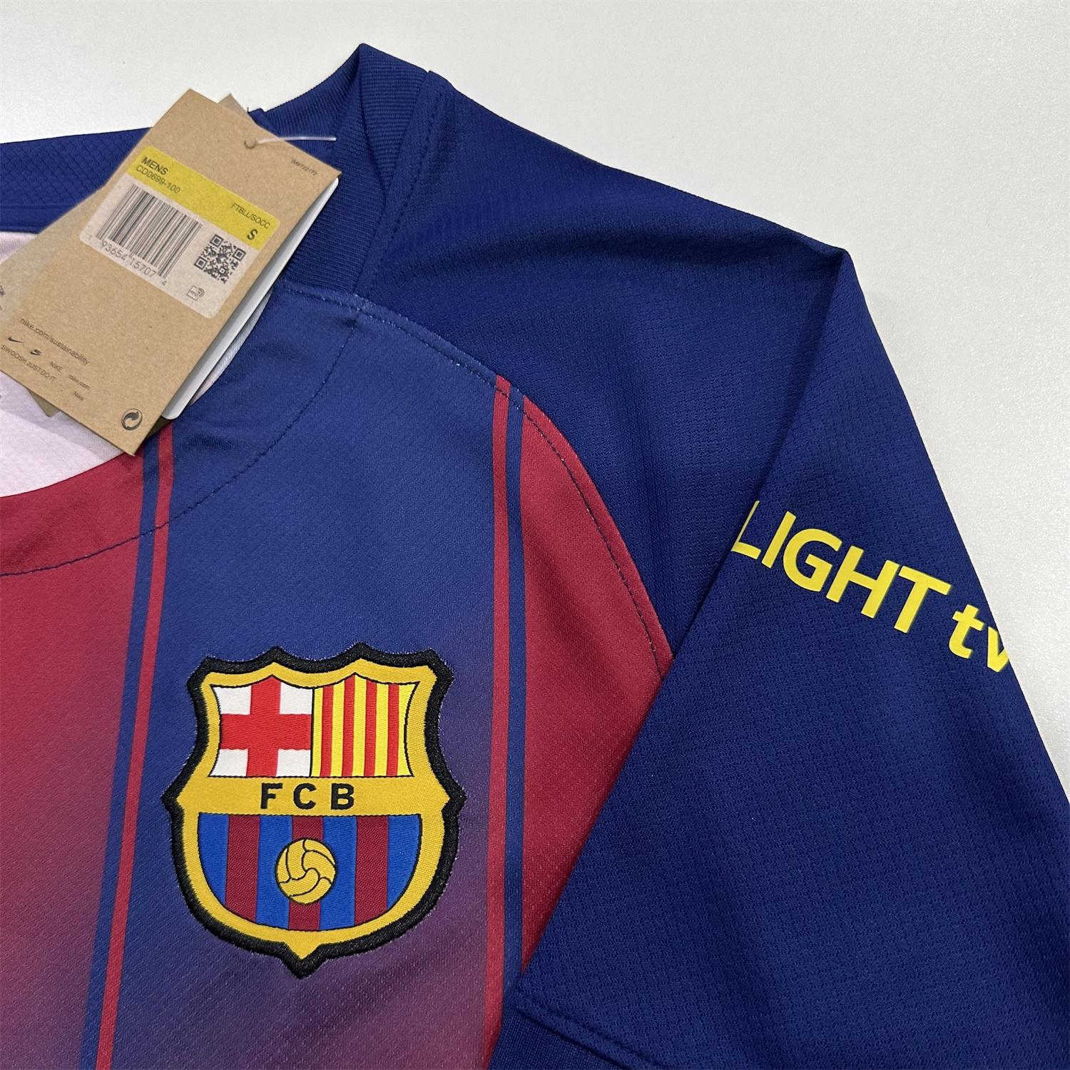 AlphaJersey-Barcelona 25-26 Home Unsponsored Jersey - Fans Version