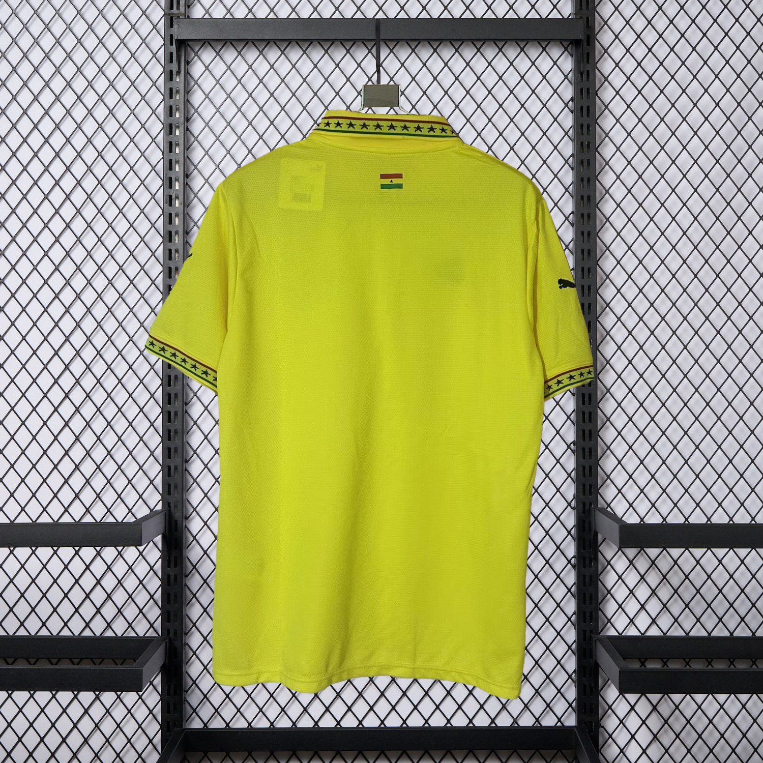 AlphaJersey-Ghana 2026 Yellow Polo Jersey - Fans Version