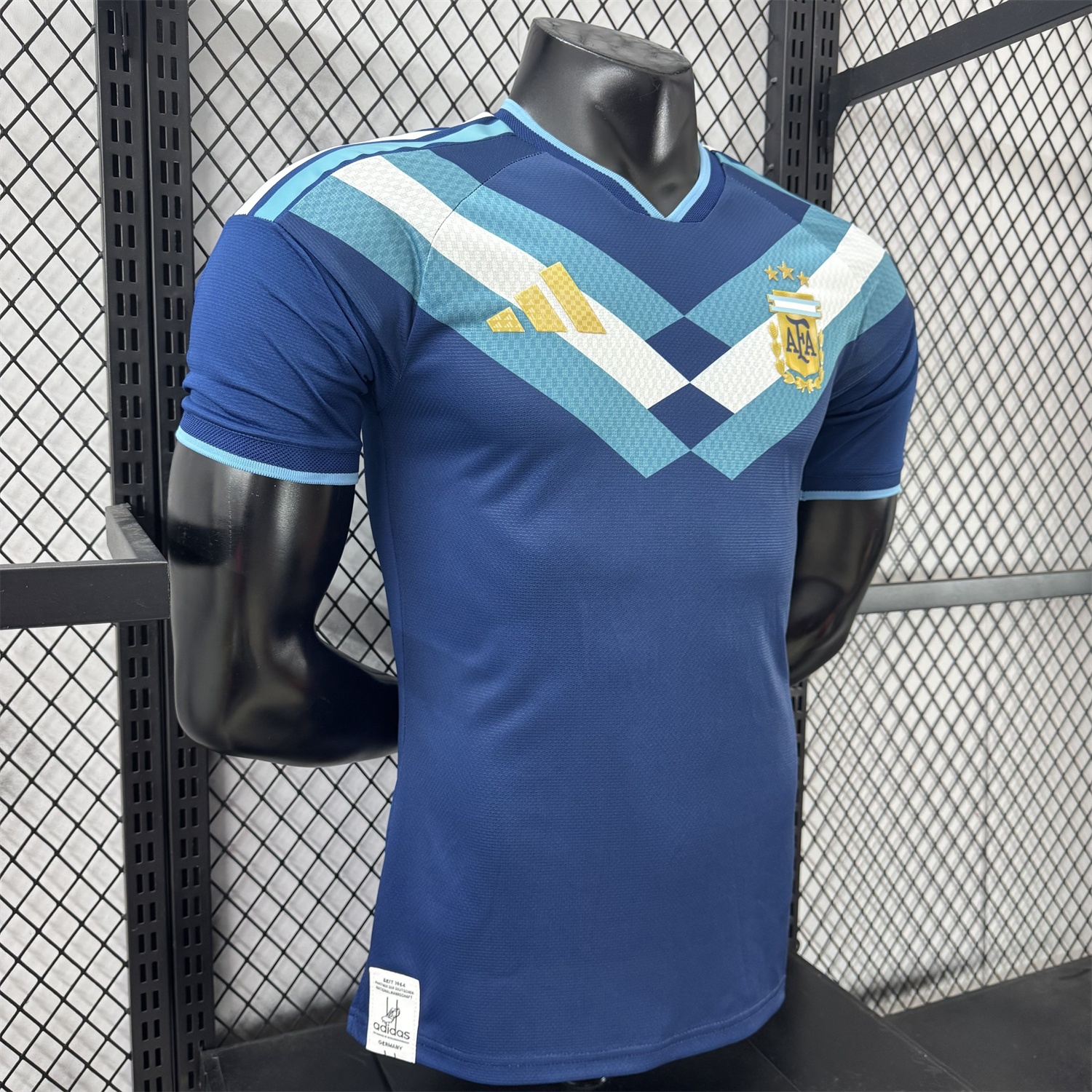 AlphaJersey-Argentina 2026 Blue Shoulder Stripes Special Jersey - Player Version