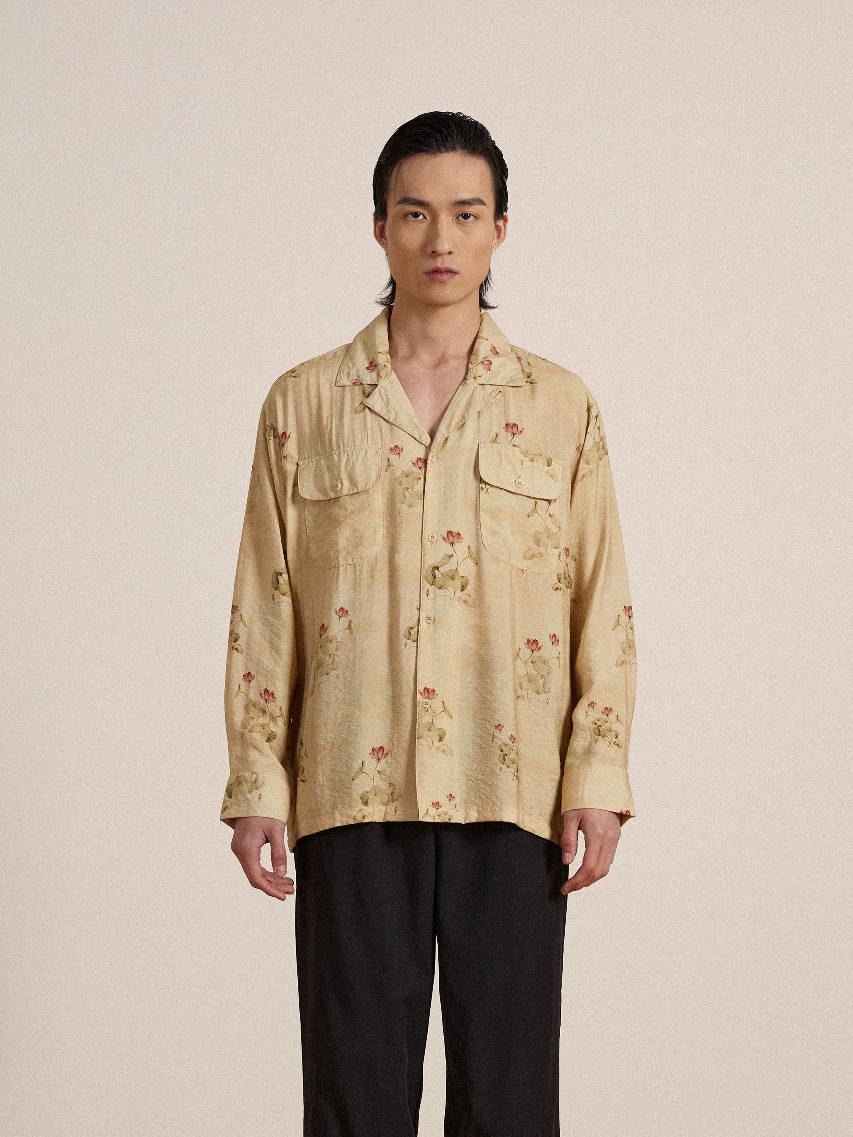 Lotus LS Camp Shirt | Modern Menswear by yycbvcnbmmnbm