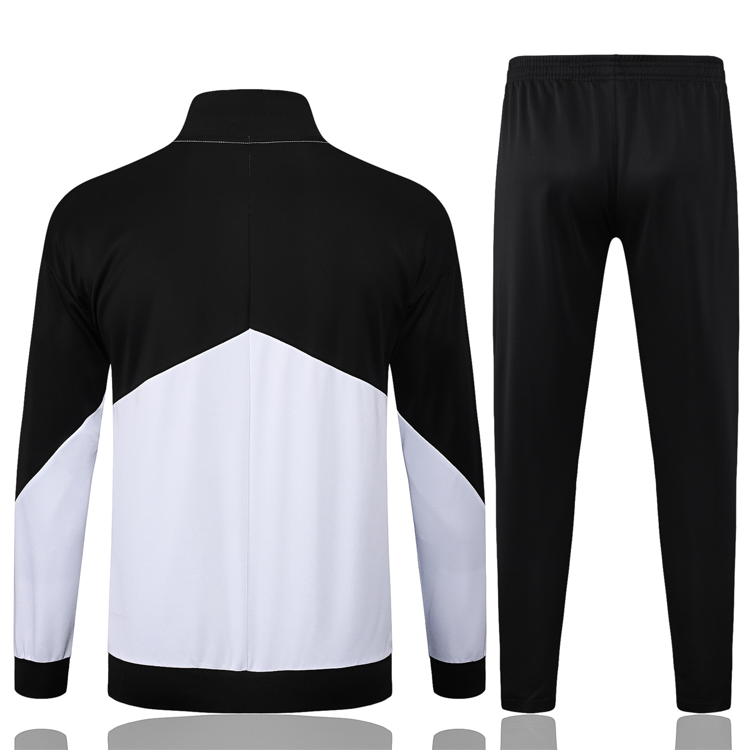 AlphaJersey-Corinthians 25-26 Jacket Training Tracksuit - White Jackets & Black Pants