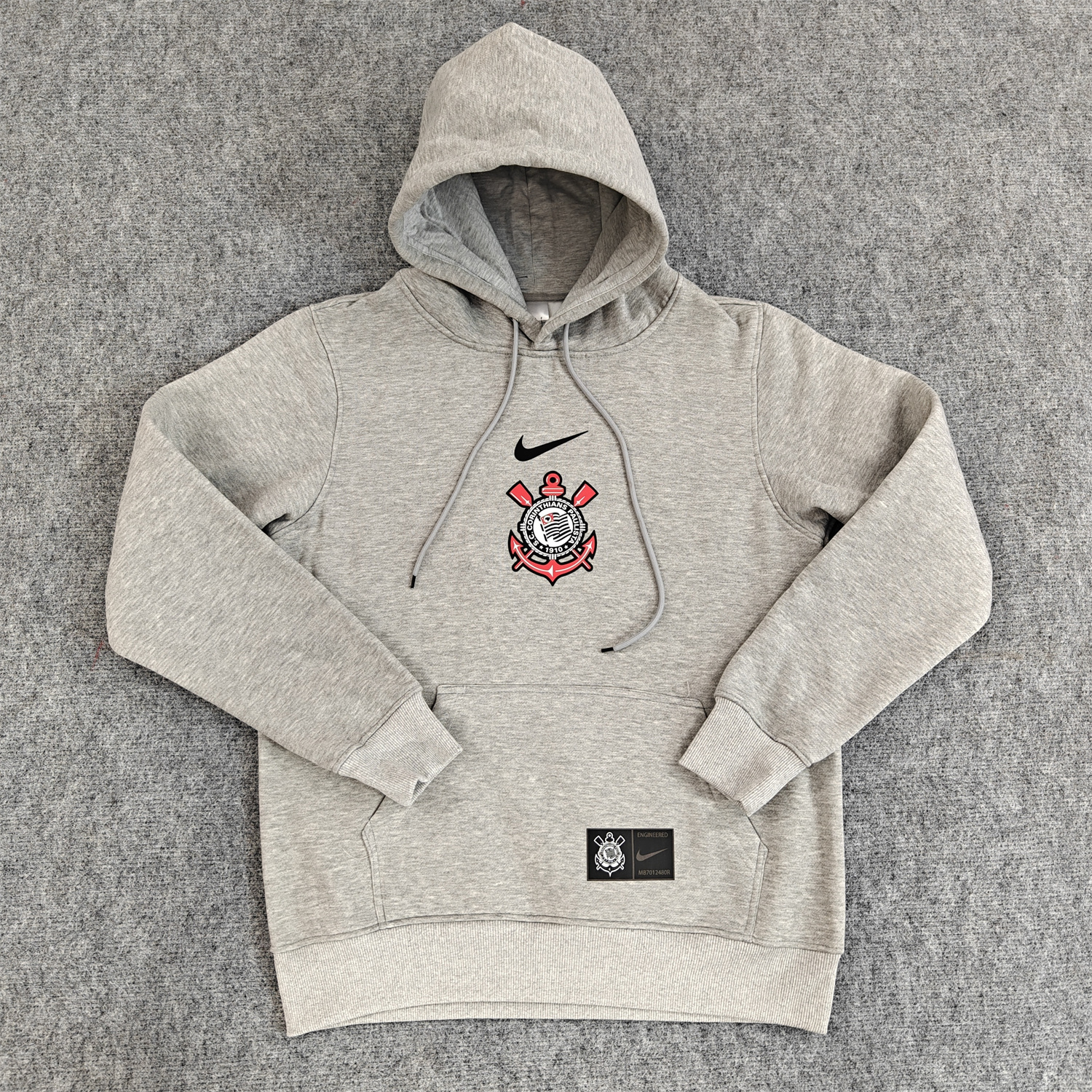 AlphaJersey-Corinthians 25-26 Home Unisex Pullover Hoodie