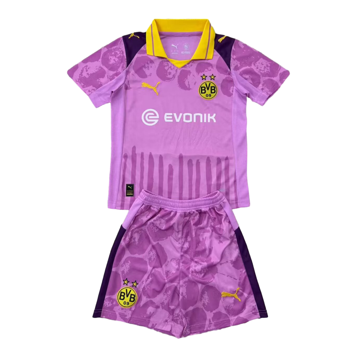 AlphaJersey-Dortmund 2025 Club World Cup Goalkeeper Purple Men's Adult Jersey Set - Fans Version