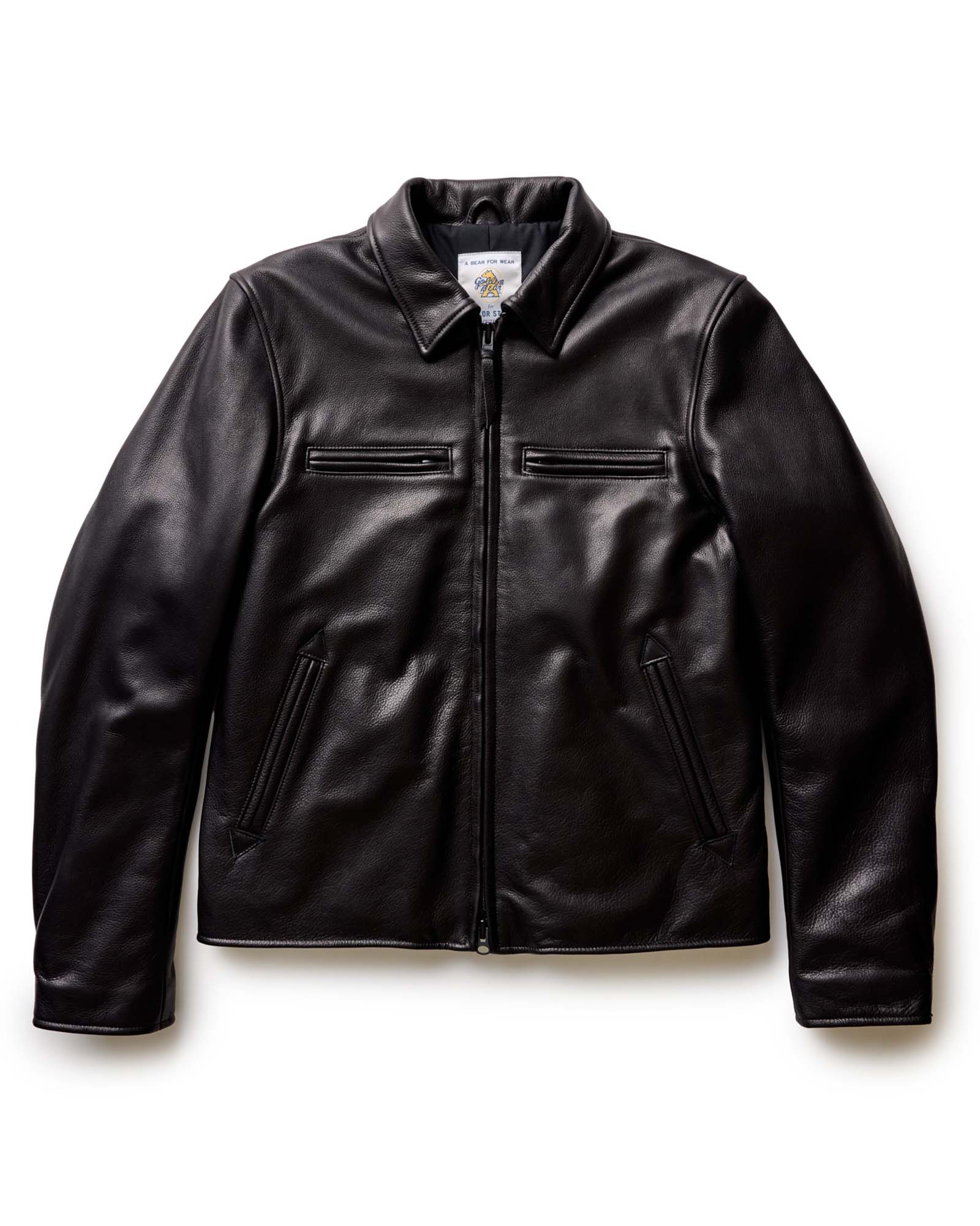 The Moto Jacket in Black Steerhide | Modern Menswear by yycbvcnbmmnbm