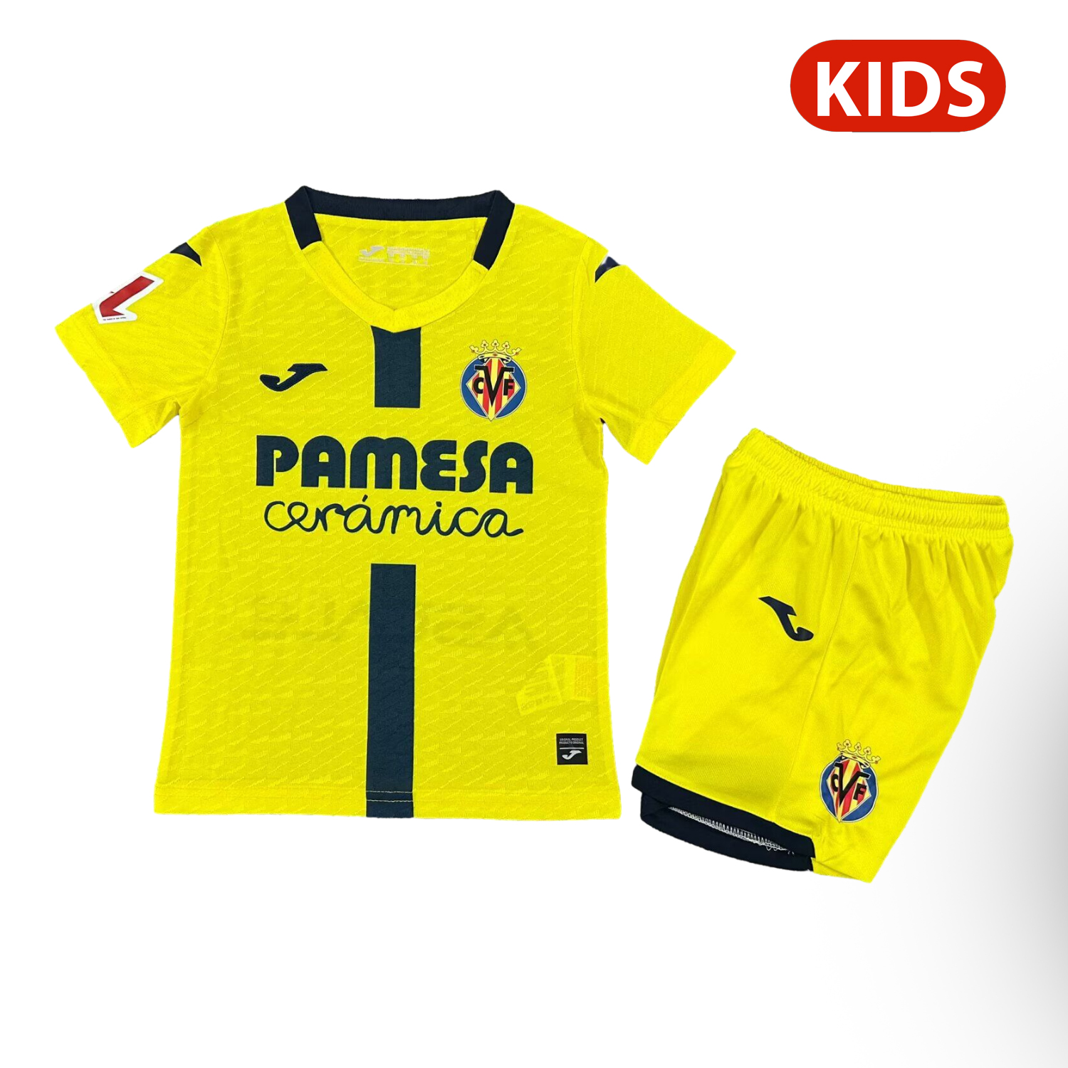 AlphaJersey-Villarreal 25-26 Home Kids Kit