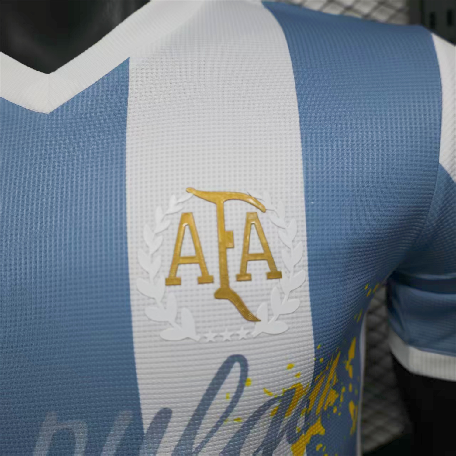 AlphaJersey-Argentina 25-26 50th Anniversary Messi Graffiti Special Jersey - Player Version