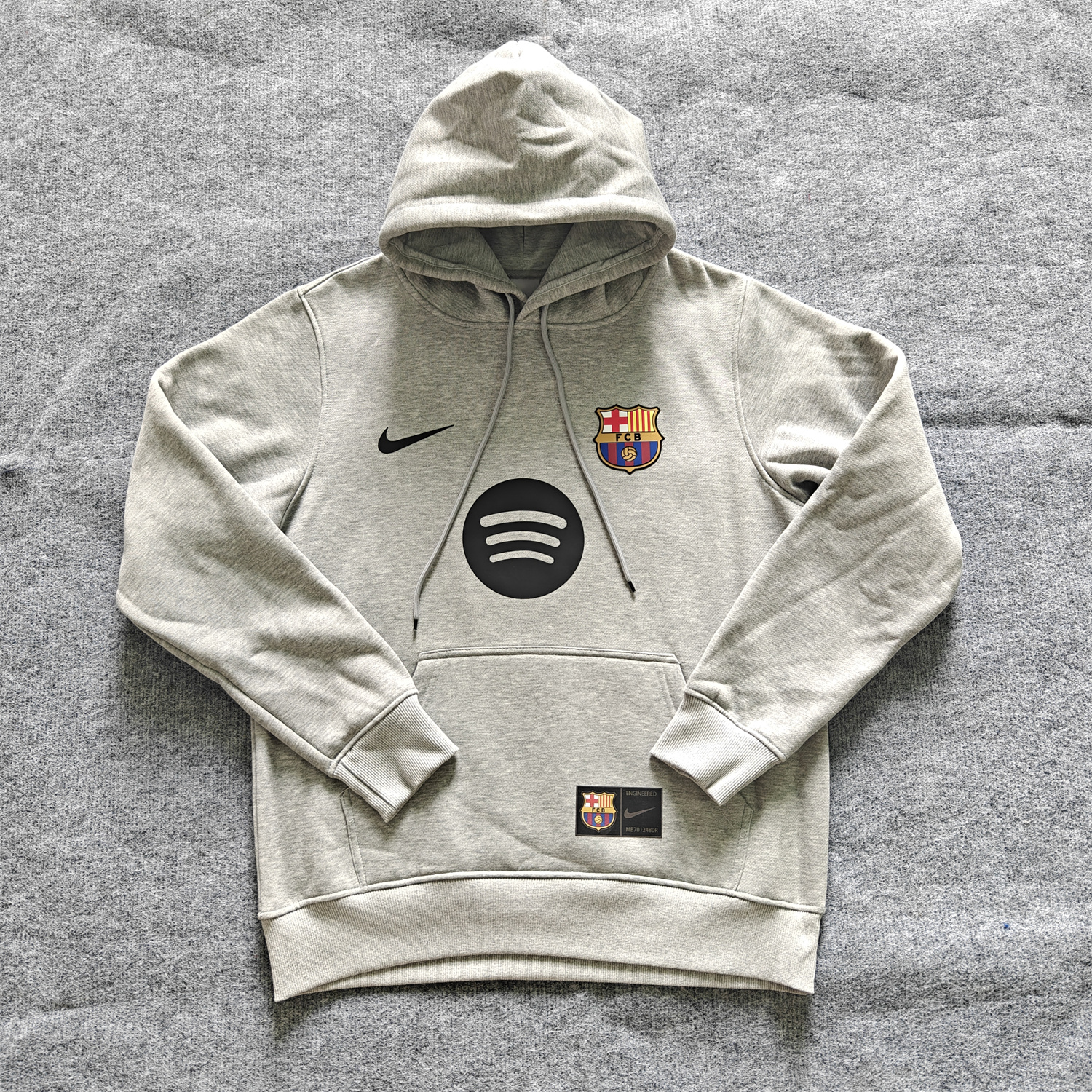 AlphaJersey-Barcelona 25-26 Big Logo Unisex Pullover Hoodie